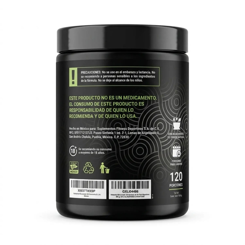 Pure  glutamine polvo ; 600g, Bilife.