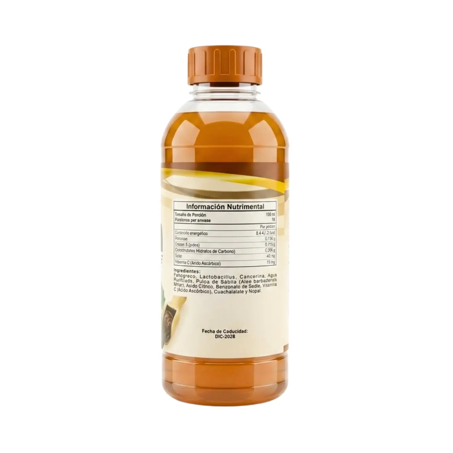 Pulpa de sábila c/ cuachalalate; 1lt, natural´s madrid