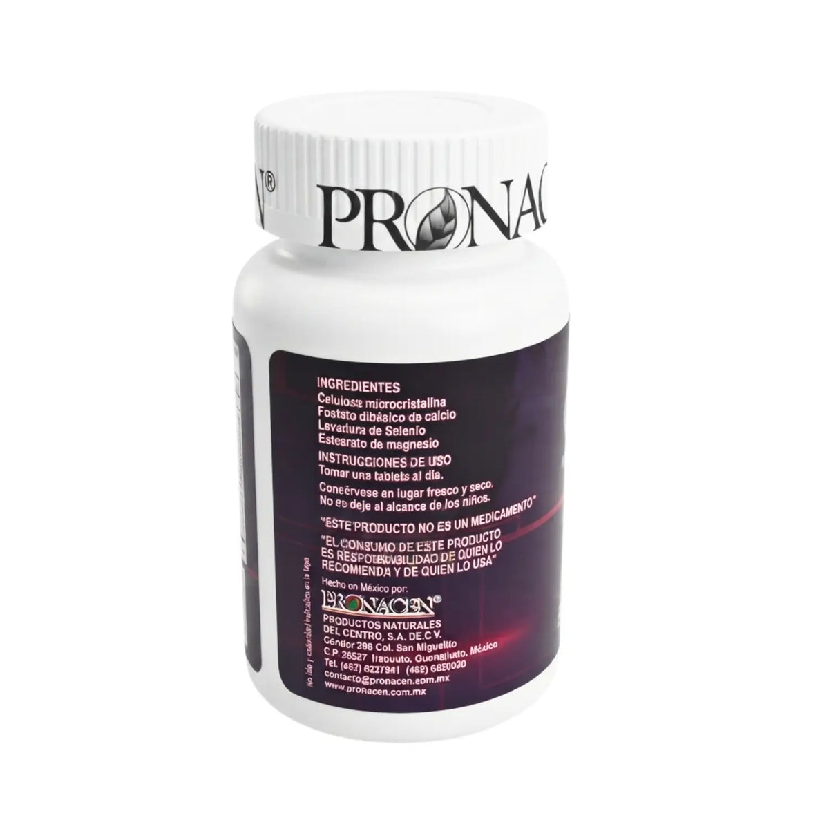 Selenio; 90 Tabletas de 500mg; Pronacen.