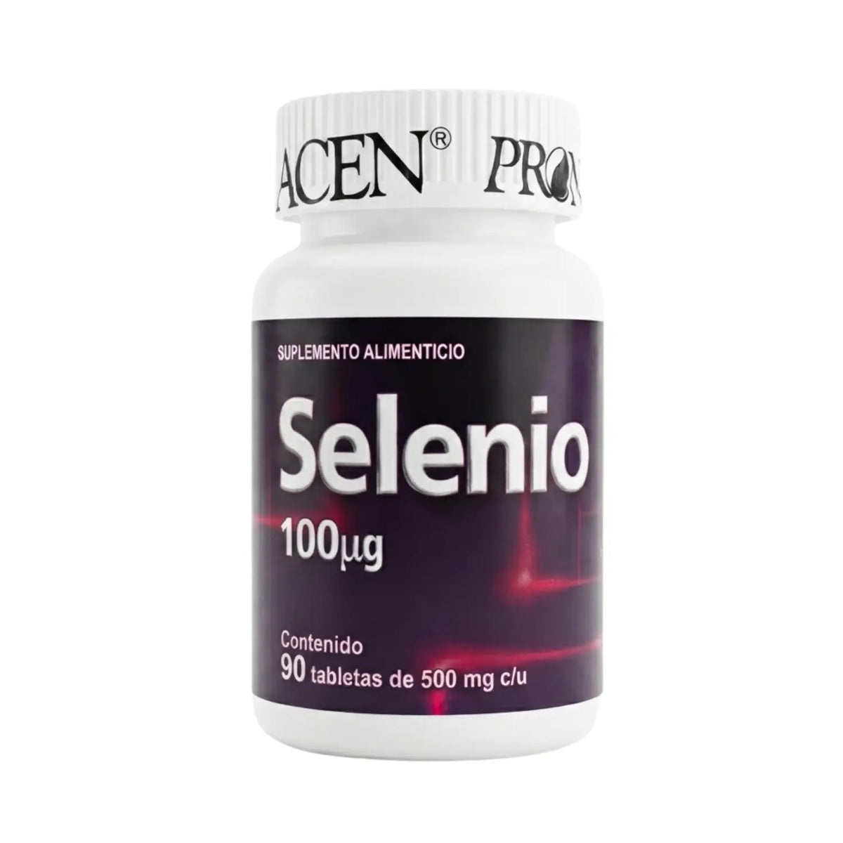 Selenio; 90 Tabletas de 500mg; Pronacen.