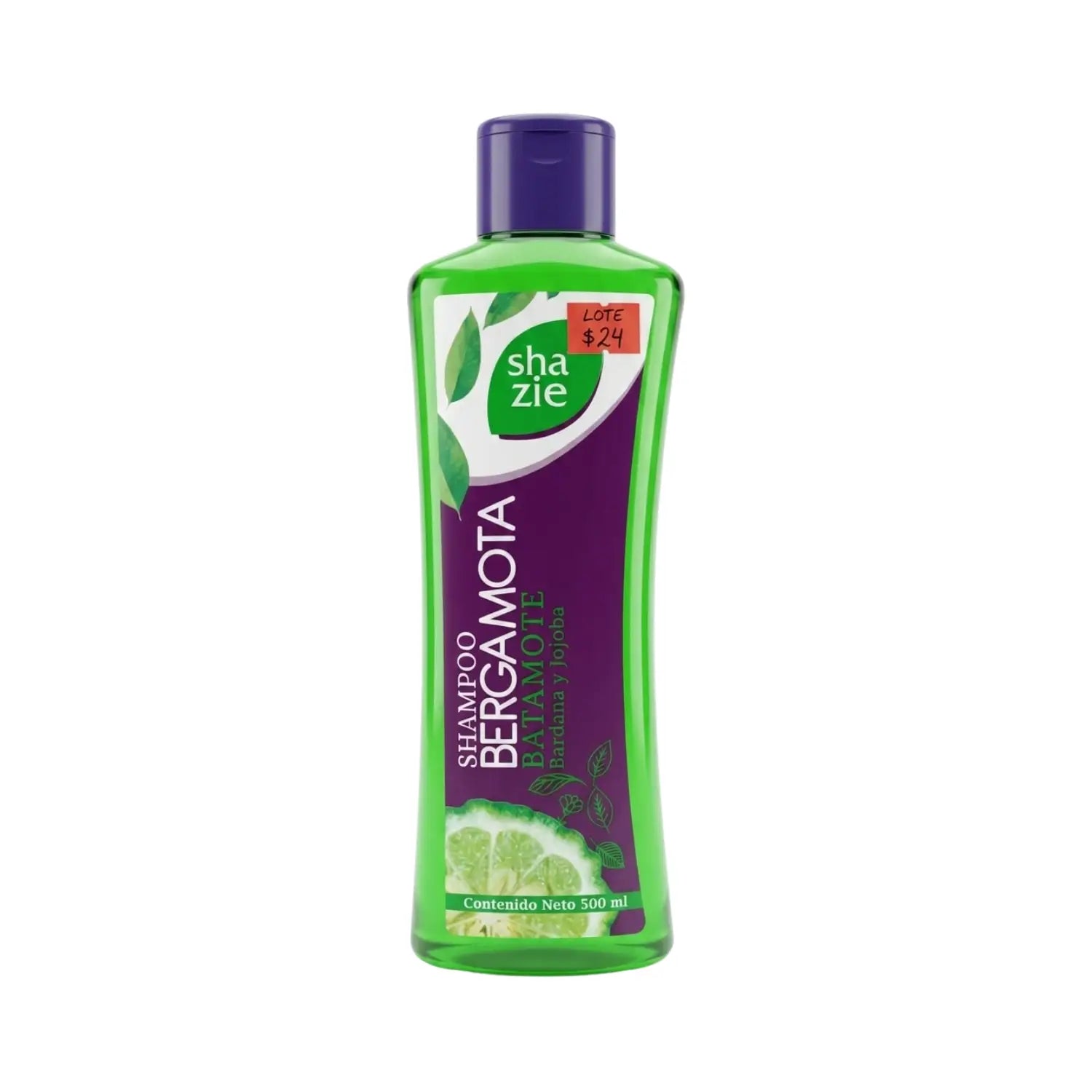 Shampoo Sha Zie (Bergamota, bardana y jojoba) 500 ml