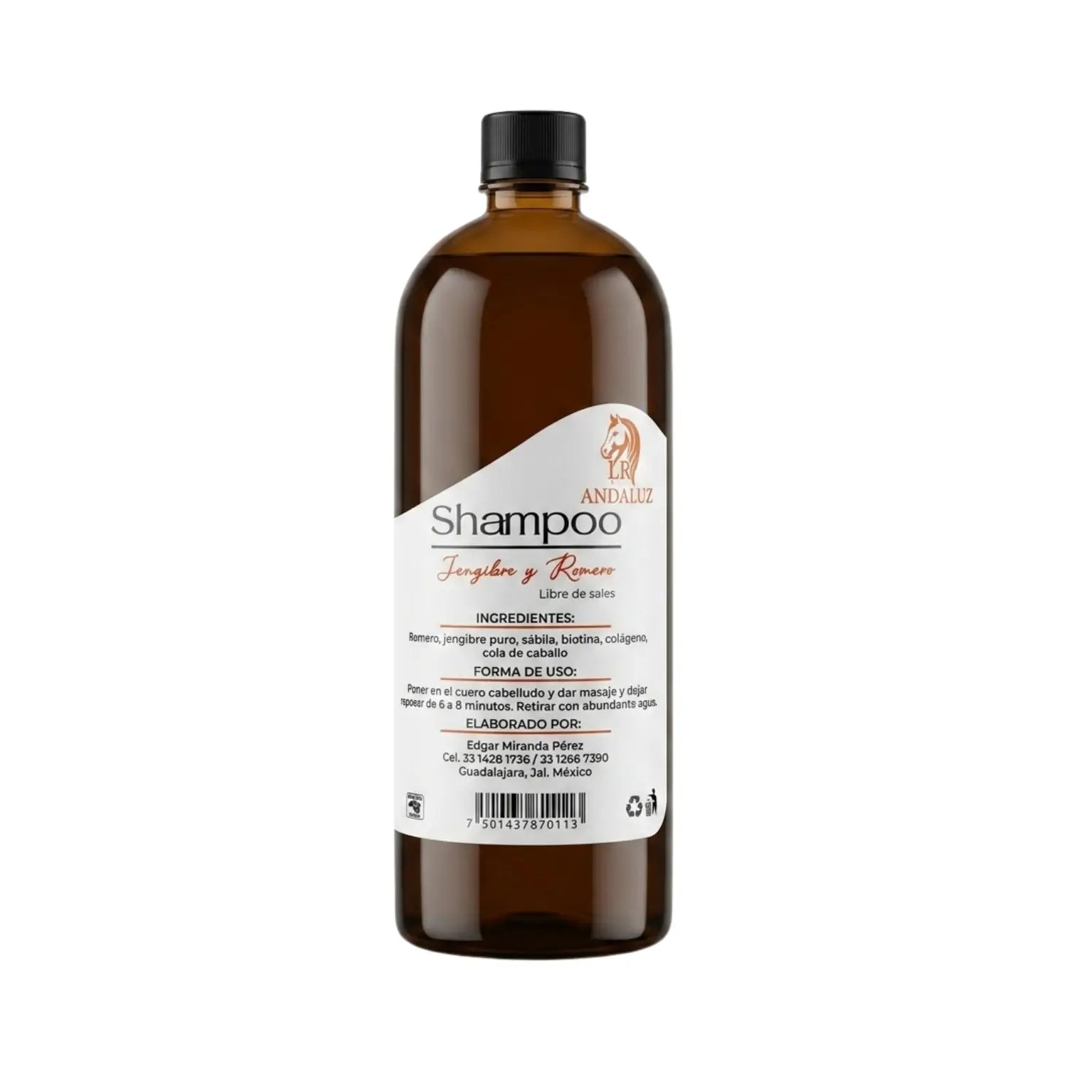 Shampoo Jemgibre y Romero; 1Lt Andaluz, La Región.