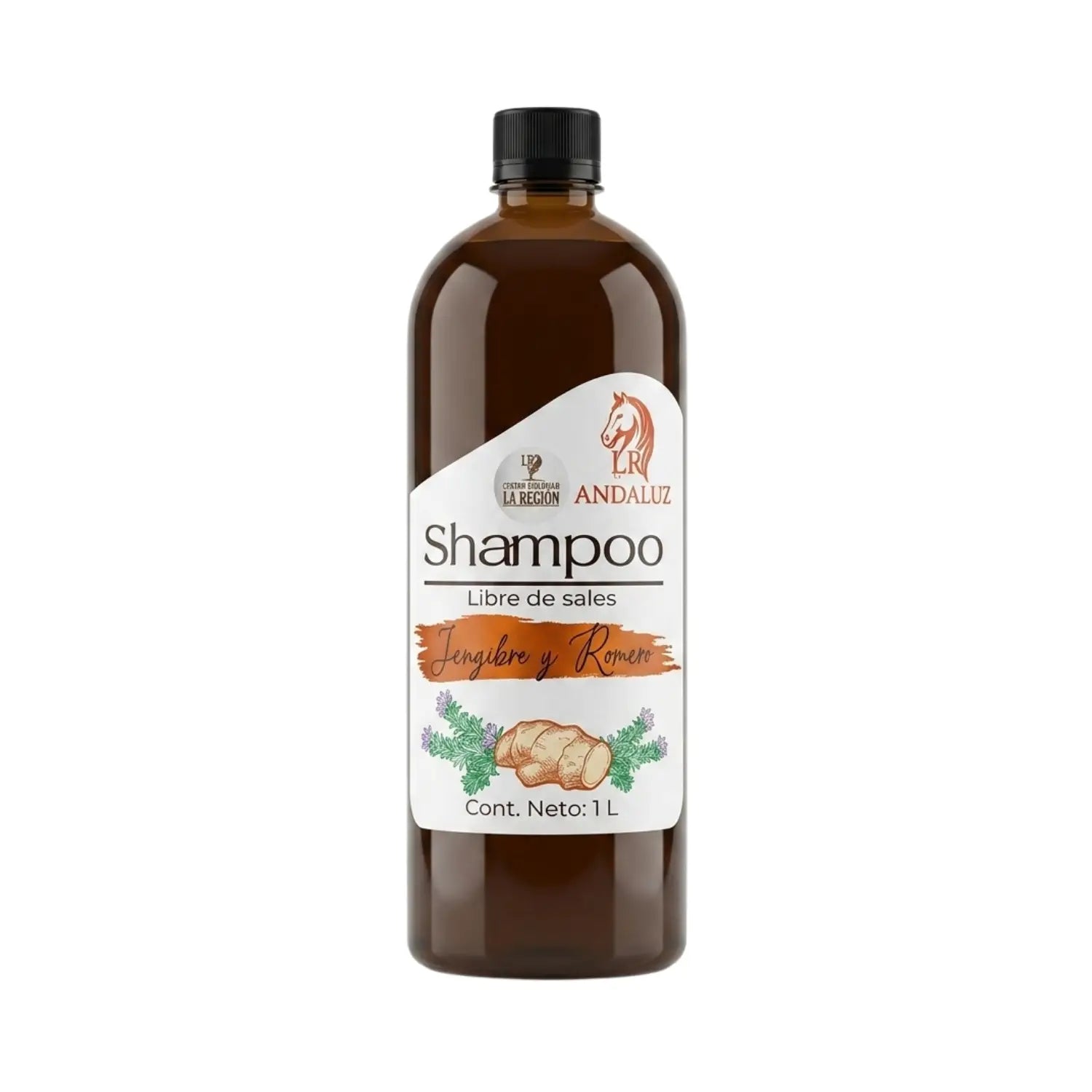 Shampoo Jemgibre y Romero; 1Lt Andaluz, La Región.