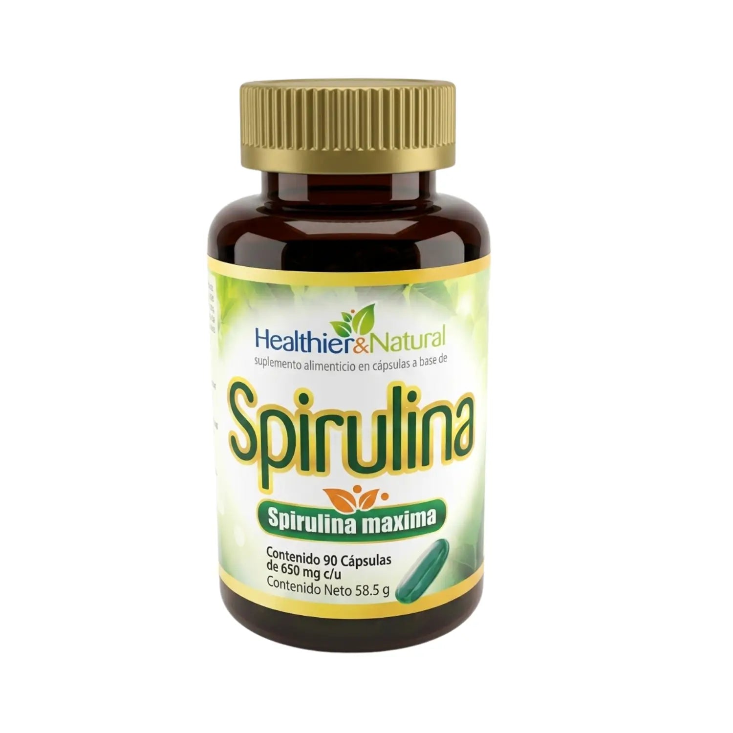 Spirulina,90 caps, Healthier Natural