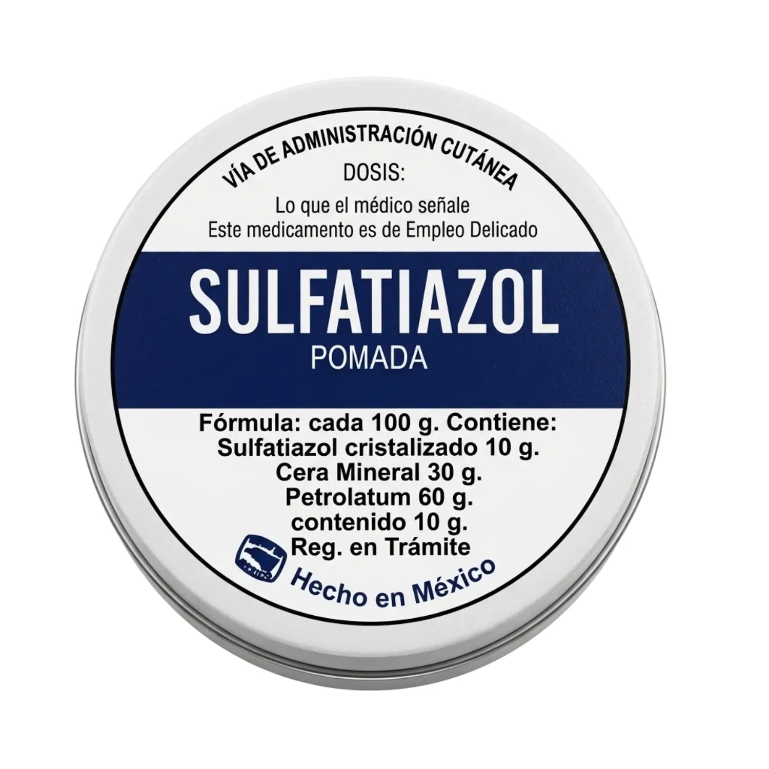 Pomada Ungüento con Penicilina; 5gr Para Uso Externo, Azul.