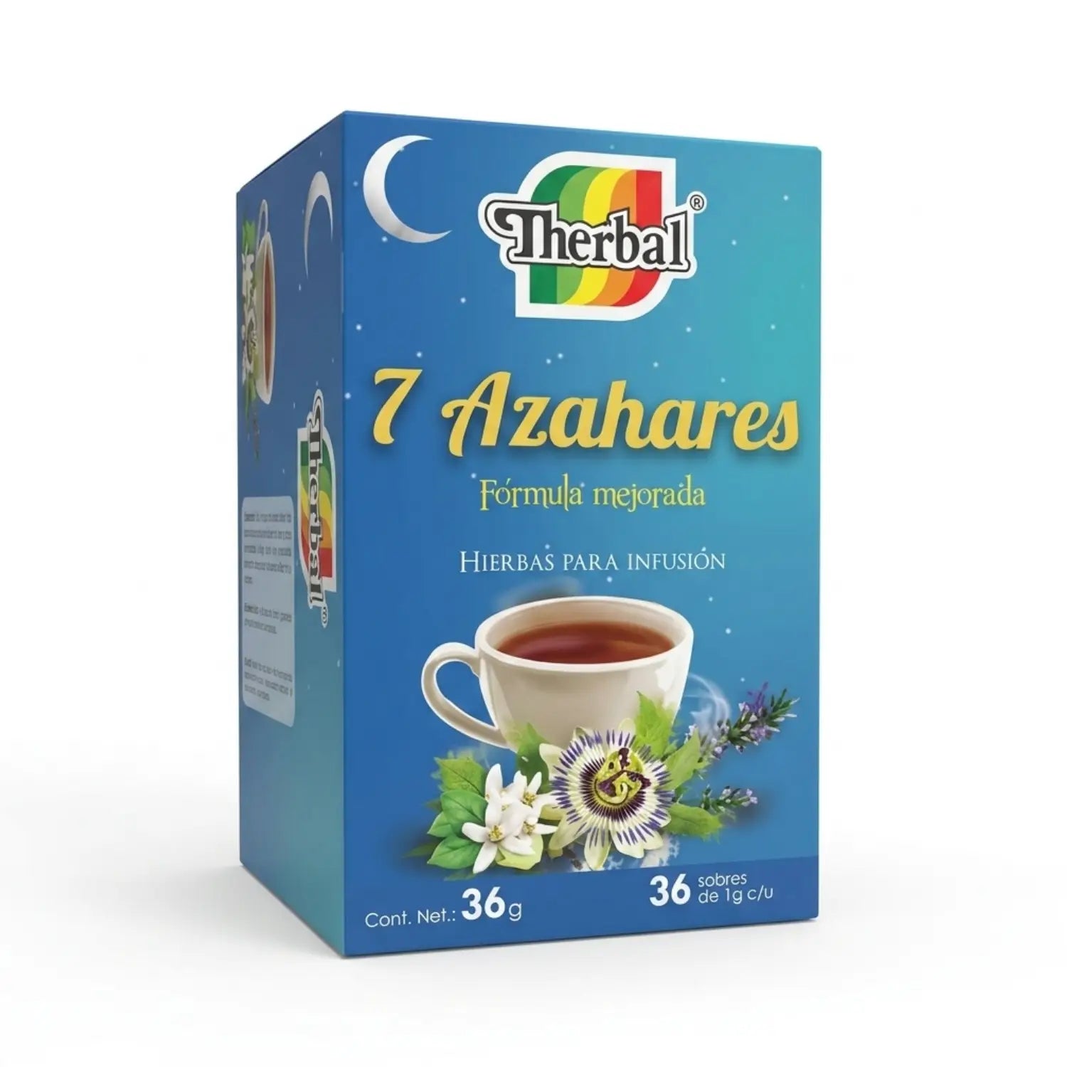 Té 7 Azahares; 36 sobres de 1 g; Therbal