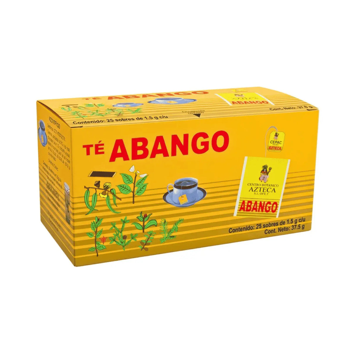 Té Abango; 25 sobres 1.5g; Azteca