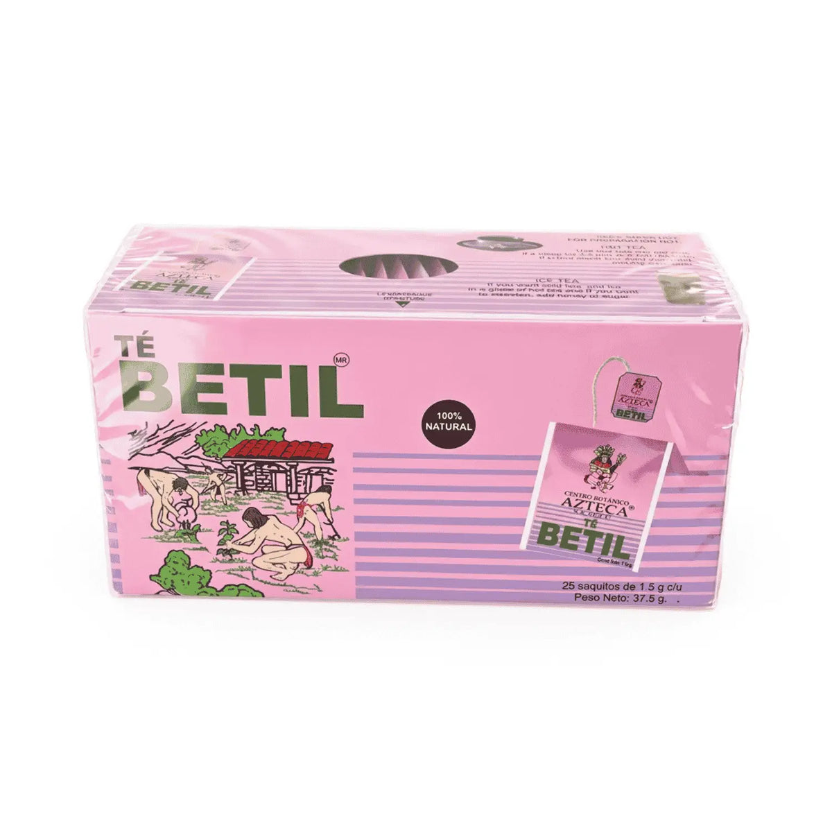 Té de Betil; 25 sobres de 1.5 g c/u; Azteca