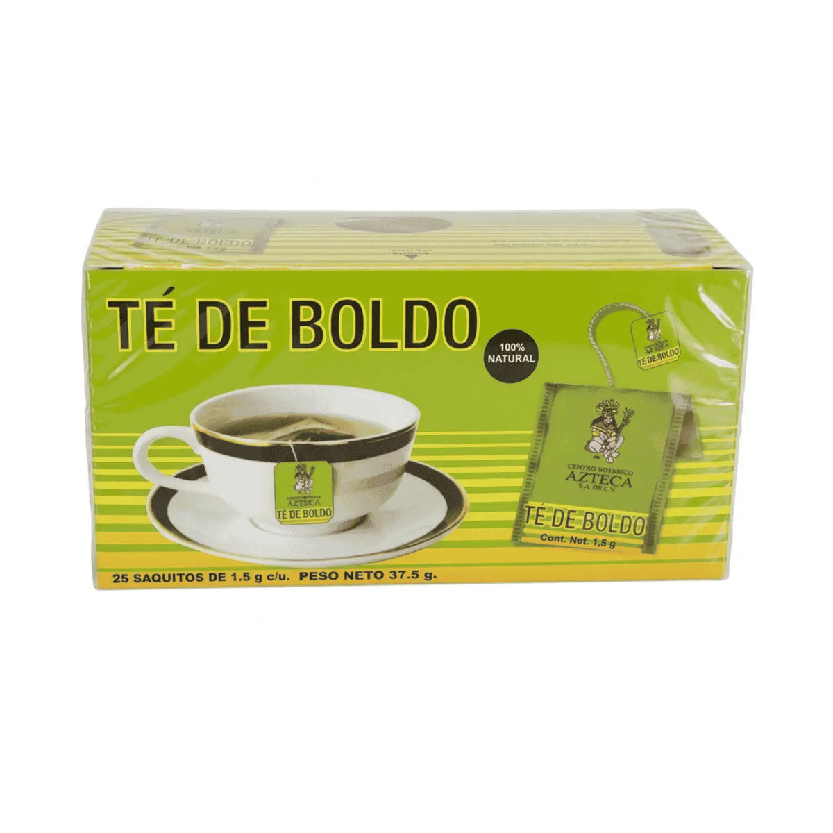 Té de Boldo; 25 sobres 1.5 g c/u; Azteca