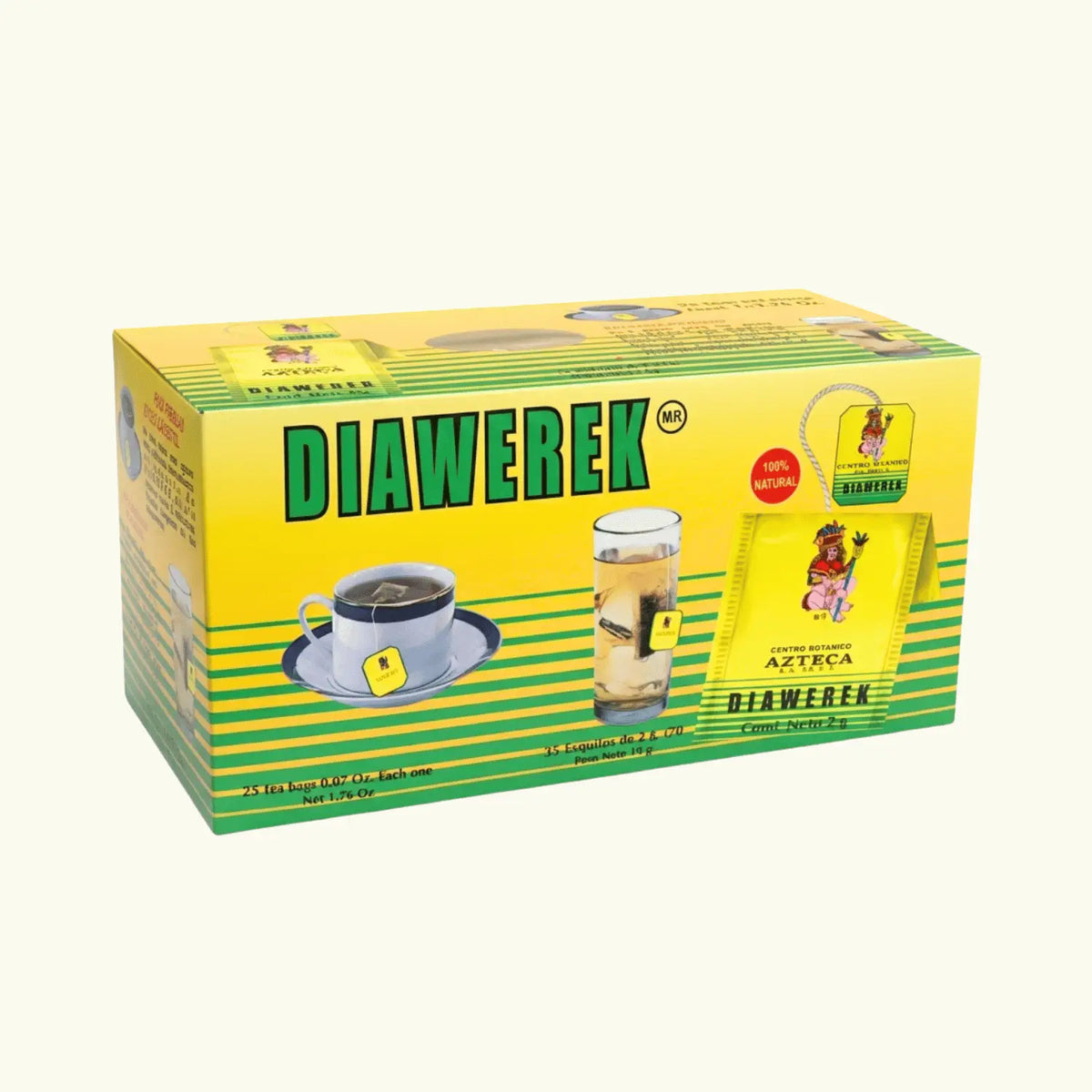 Té Diawerek; 25 sobres 2 g; Azteca