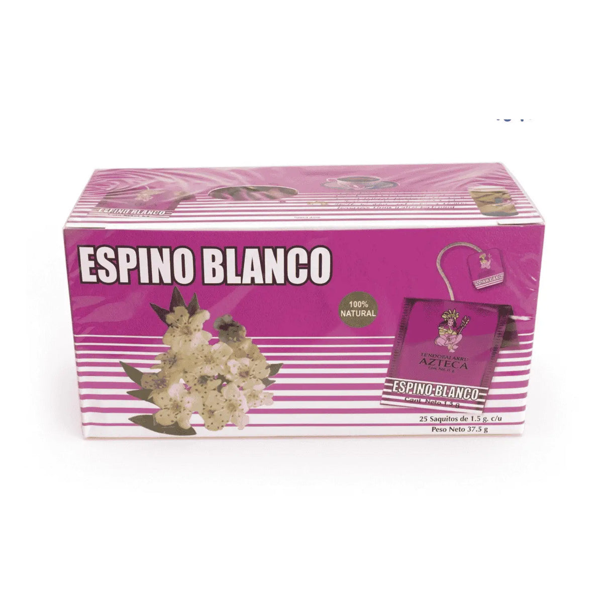 Té Espino Blanco; 25 sobres de 1.15 g c/u; Azteca