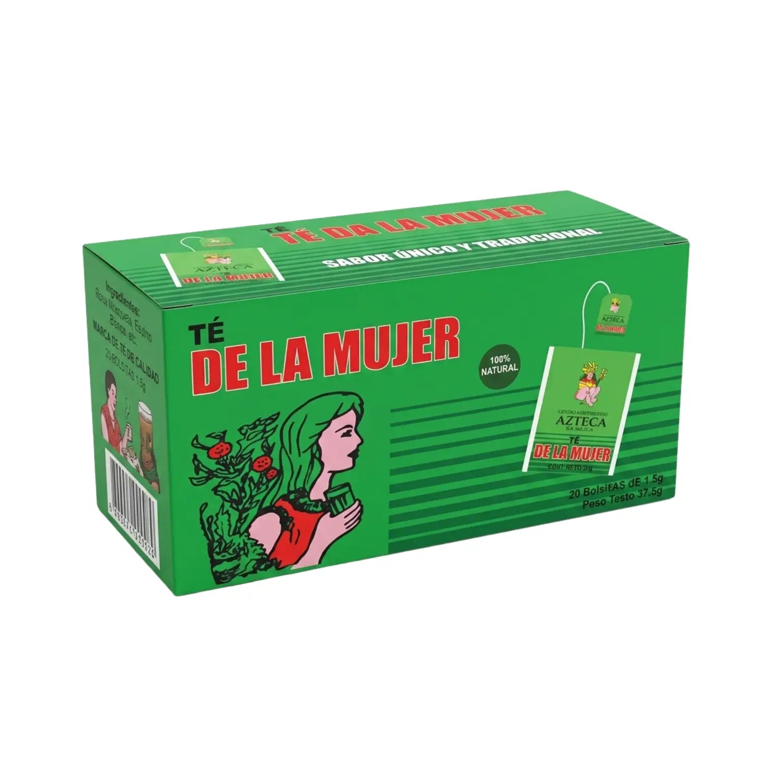 Té de la Mujer; 25 sobres 1.5 g; Azteca.