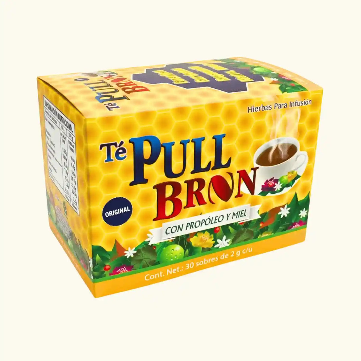 Té Pull Bron; 30 Sobres de 1.5g; La Espiga.