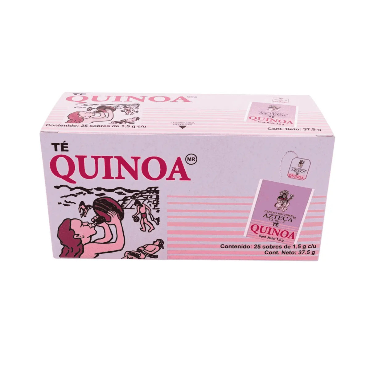 Té Quinoa; 25 sobre de 1.5 g c/u; Azteca