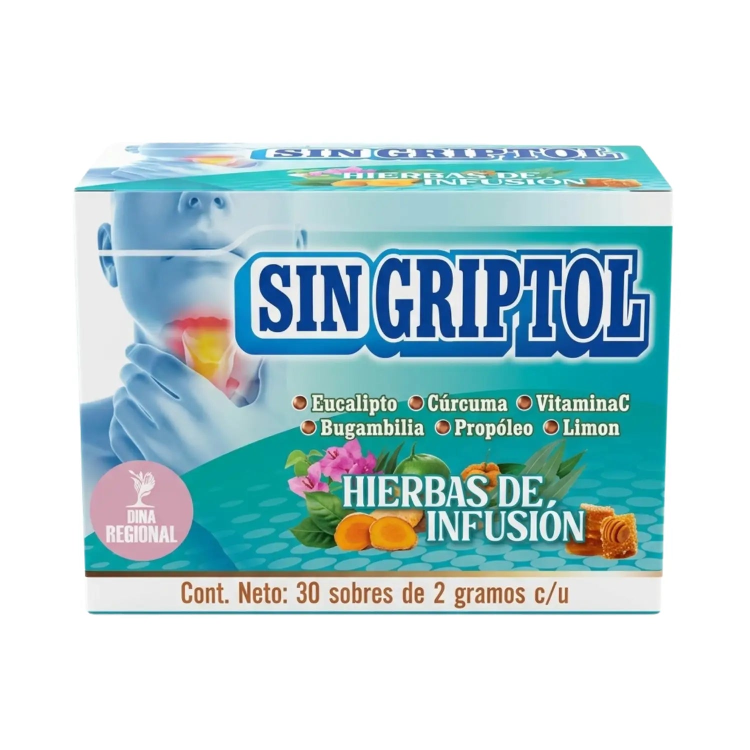 Té Sin Griptol; 30 sachets; La Region