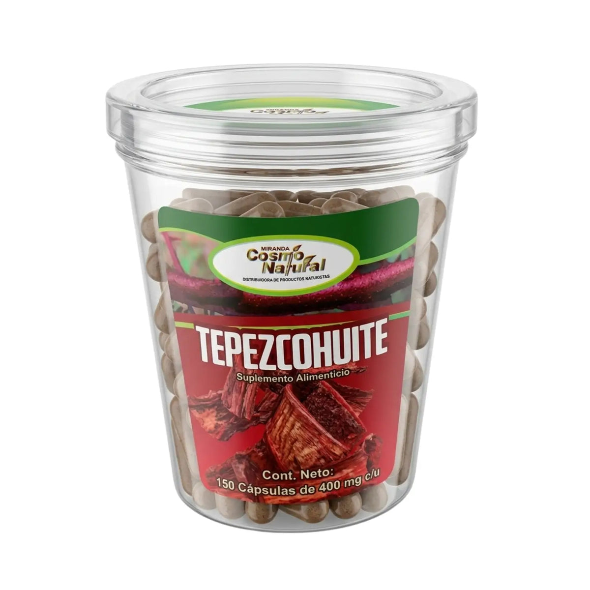 Tepezcohuite; 150 Capsulas, Cosmo Natural.