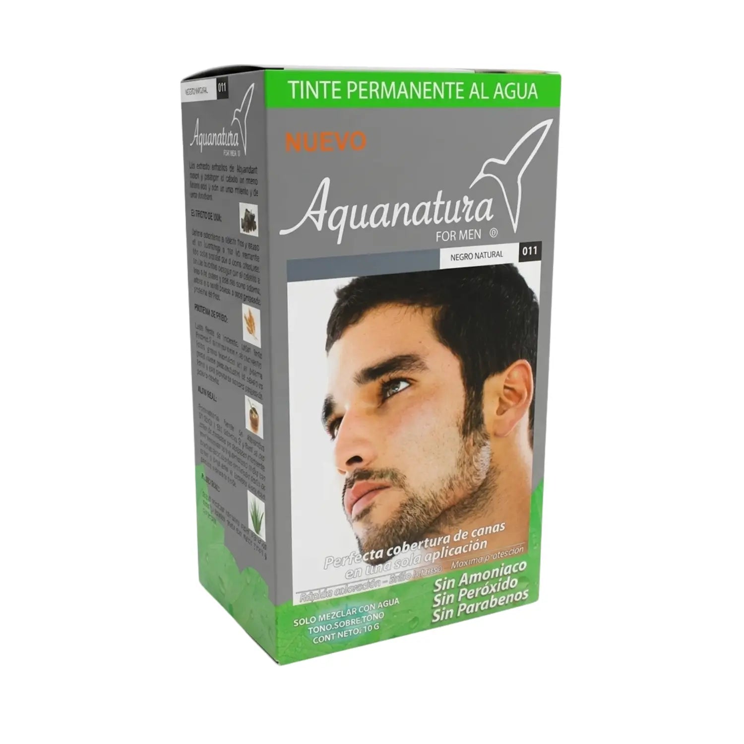 Tinte Negro Natural para Caballero, Aquanatura