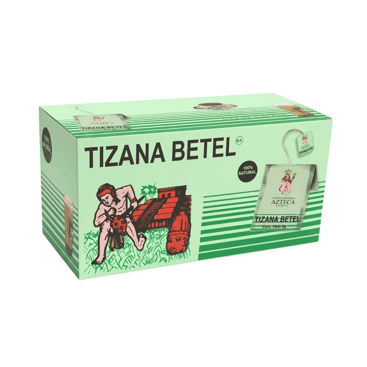 Té Tizana Betel; 25 Saquitos de 2 g c/u; Azteca