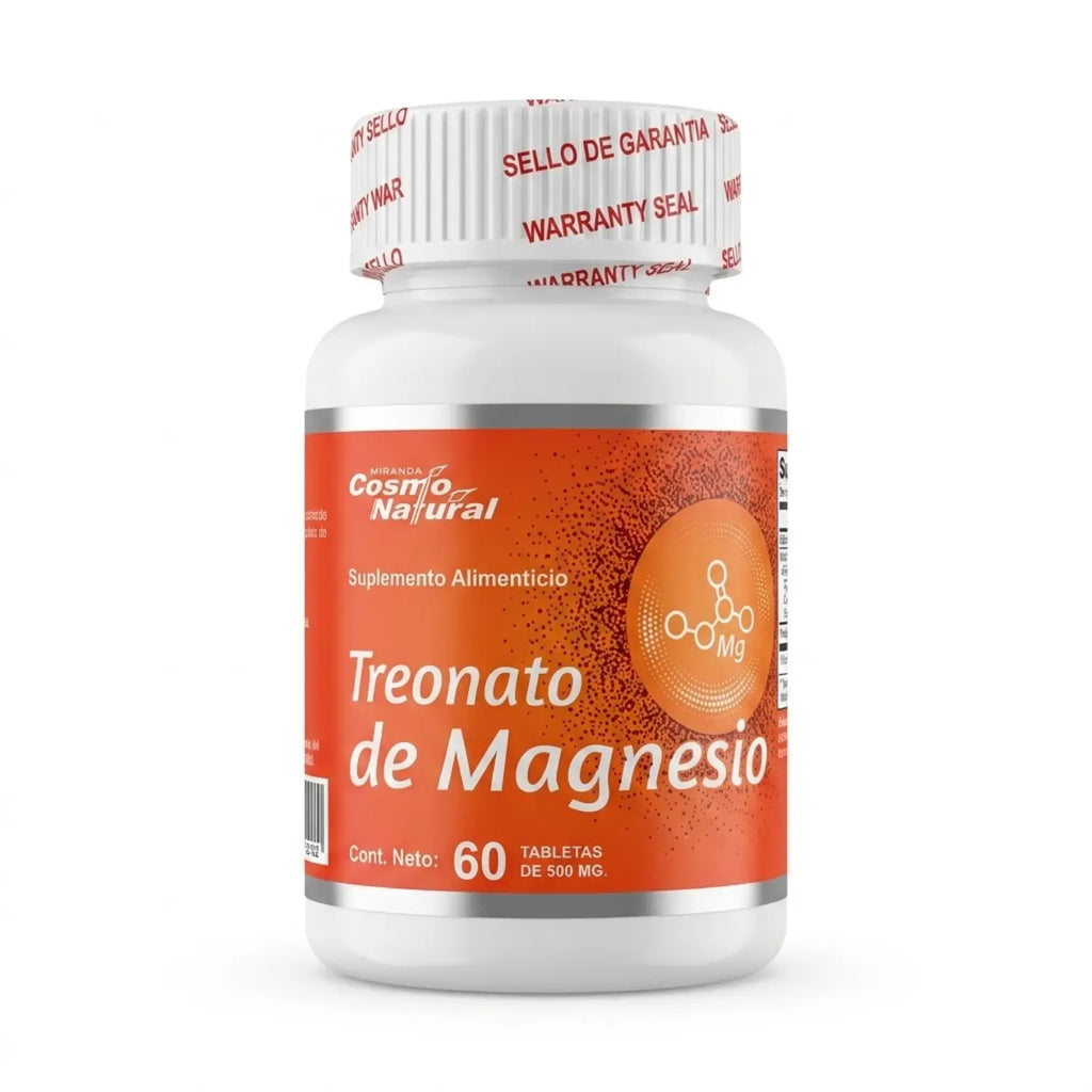 Treonato de magnesio ; 60 tabletas, cosmo natura.