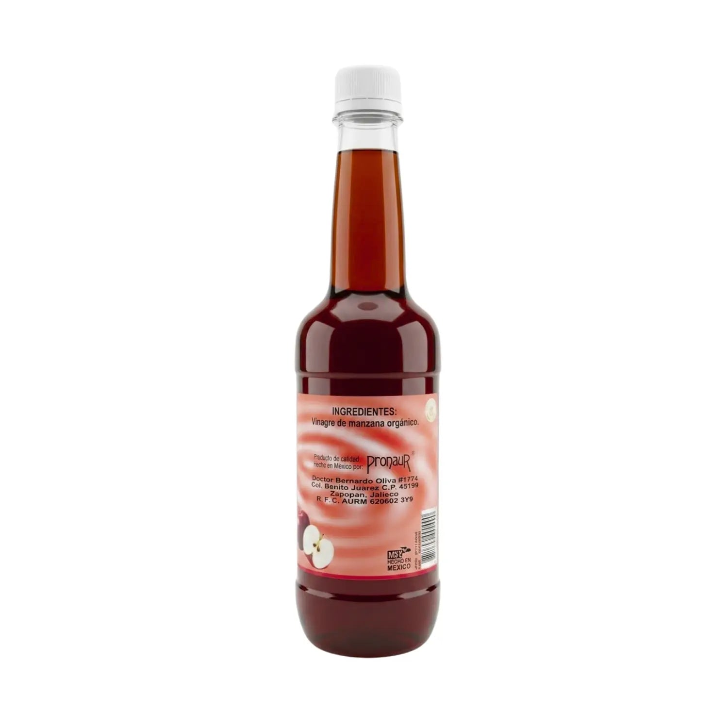 Vinagre de manzana ; 500ml, Pronaur.