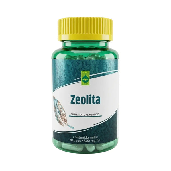 Zeolita; 30 Cápsulas de 500mg, Energreen.