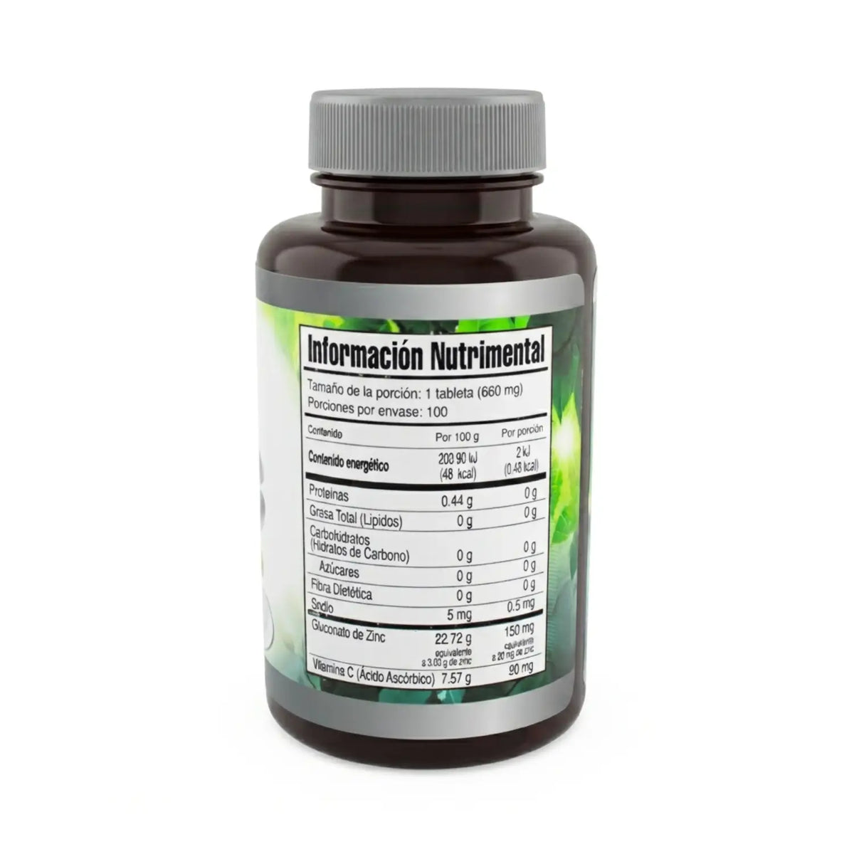 Zinc 20mg+Vit C; 100 Tabs; Healthier Natural