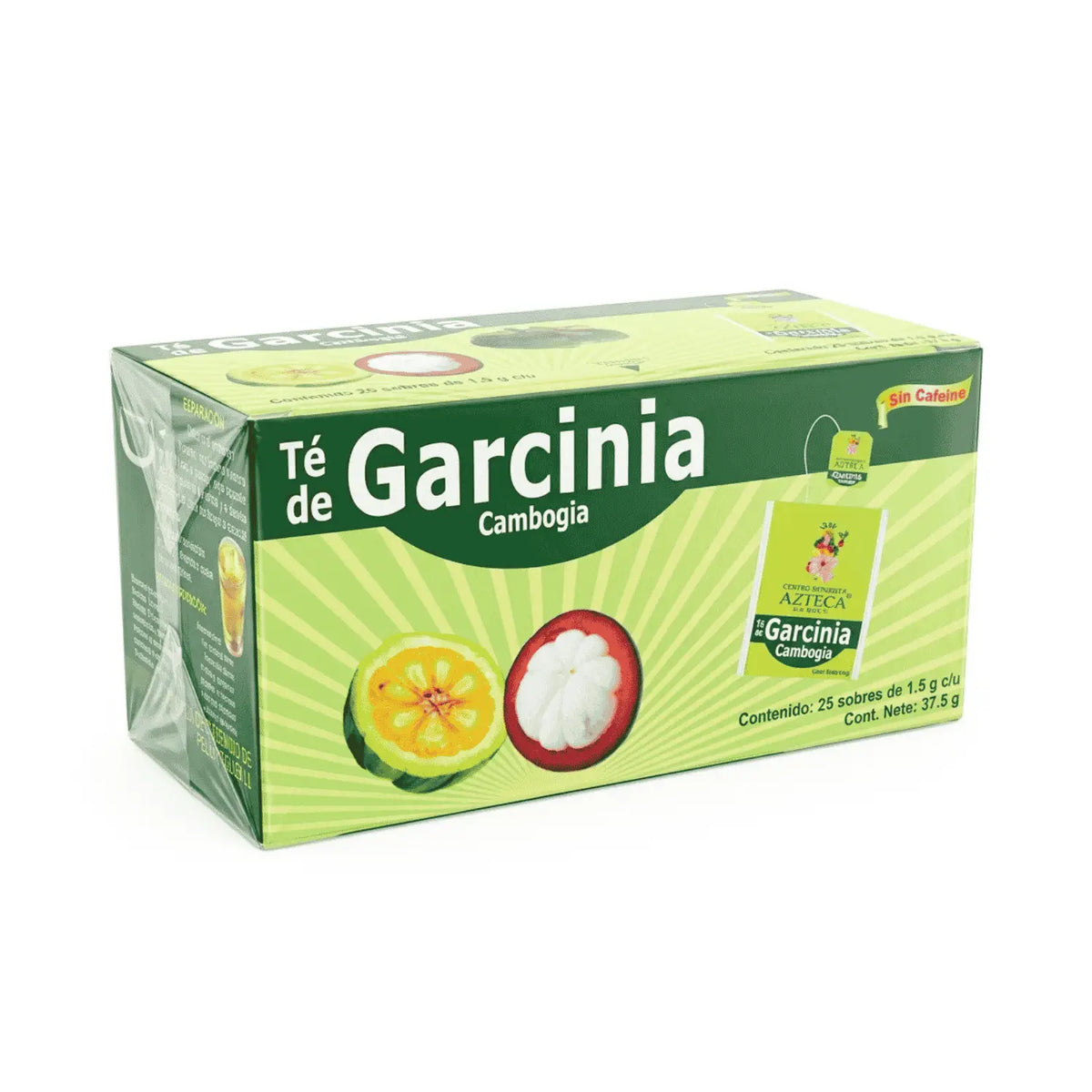 Té de Garcinia Cambogia; 25 sobres de 1.5g; Azteca