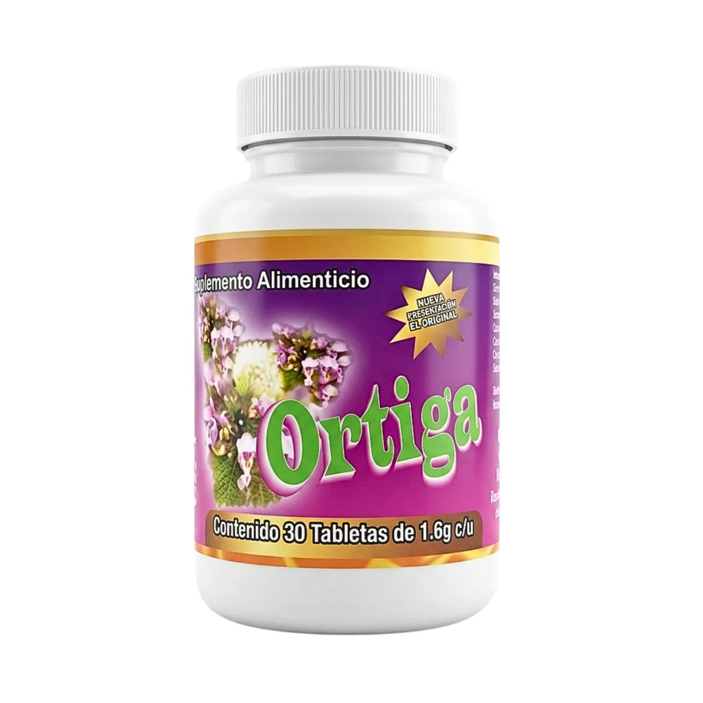 Ortiga Caja Morada; 30 Tabletas, Centro Botanico.
