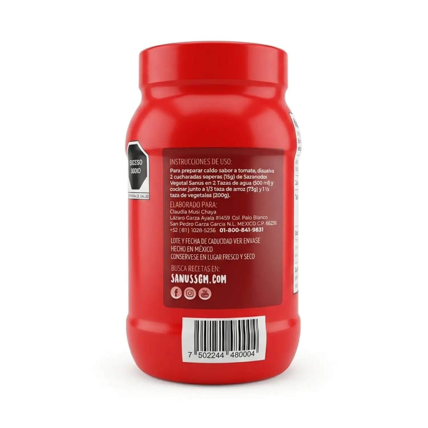 Polvo Sabor a Tomate Sanus 300 g