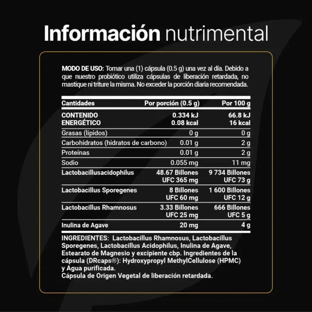 60 Billion Probiótics ; 120 cápsulas , BLIFE