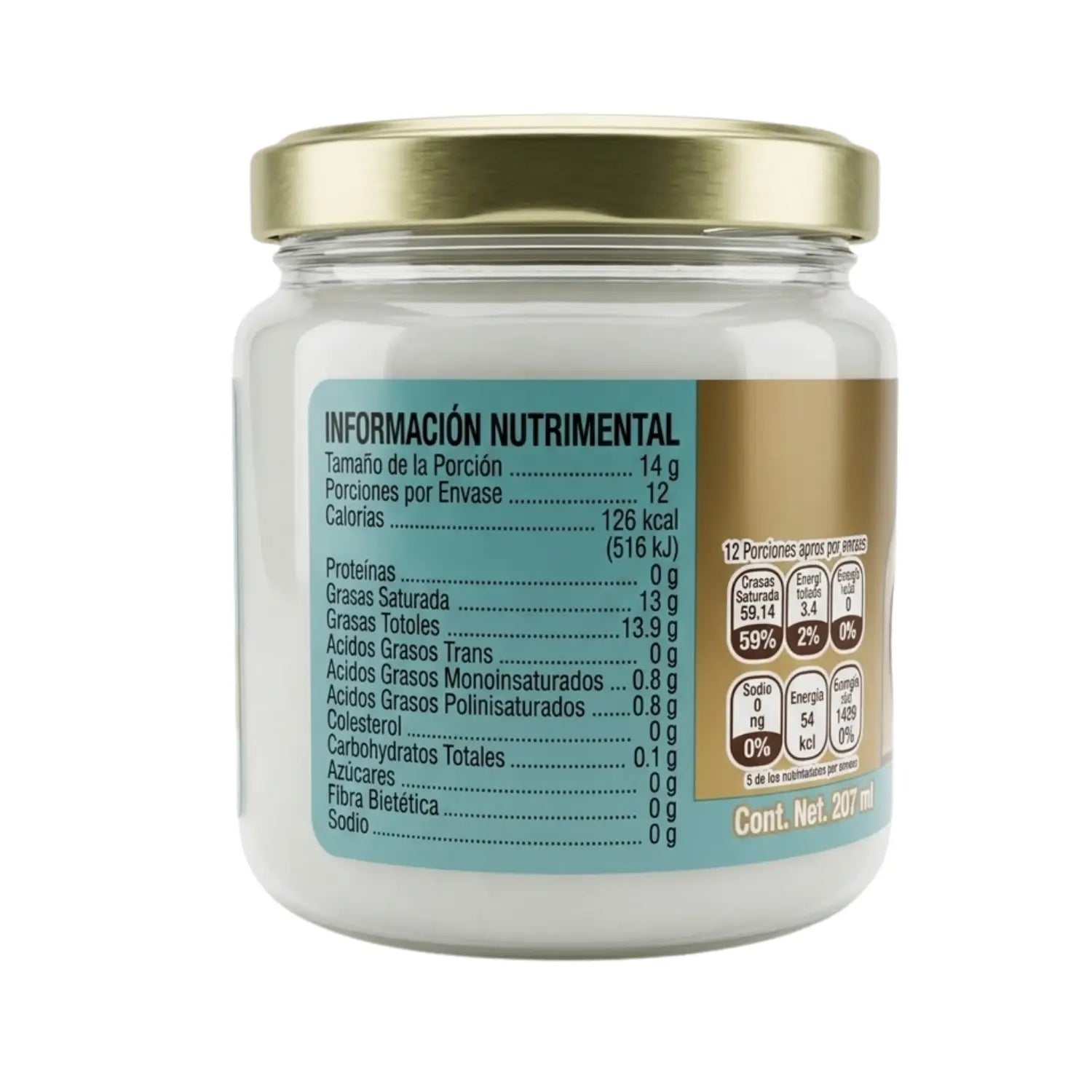 Aceite de Coco; Lilia Natural.
