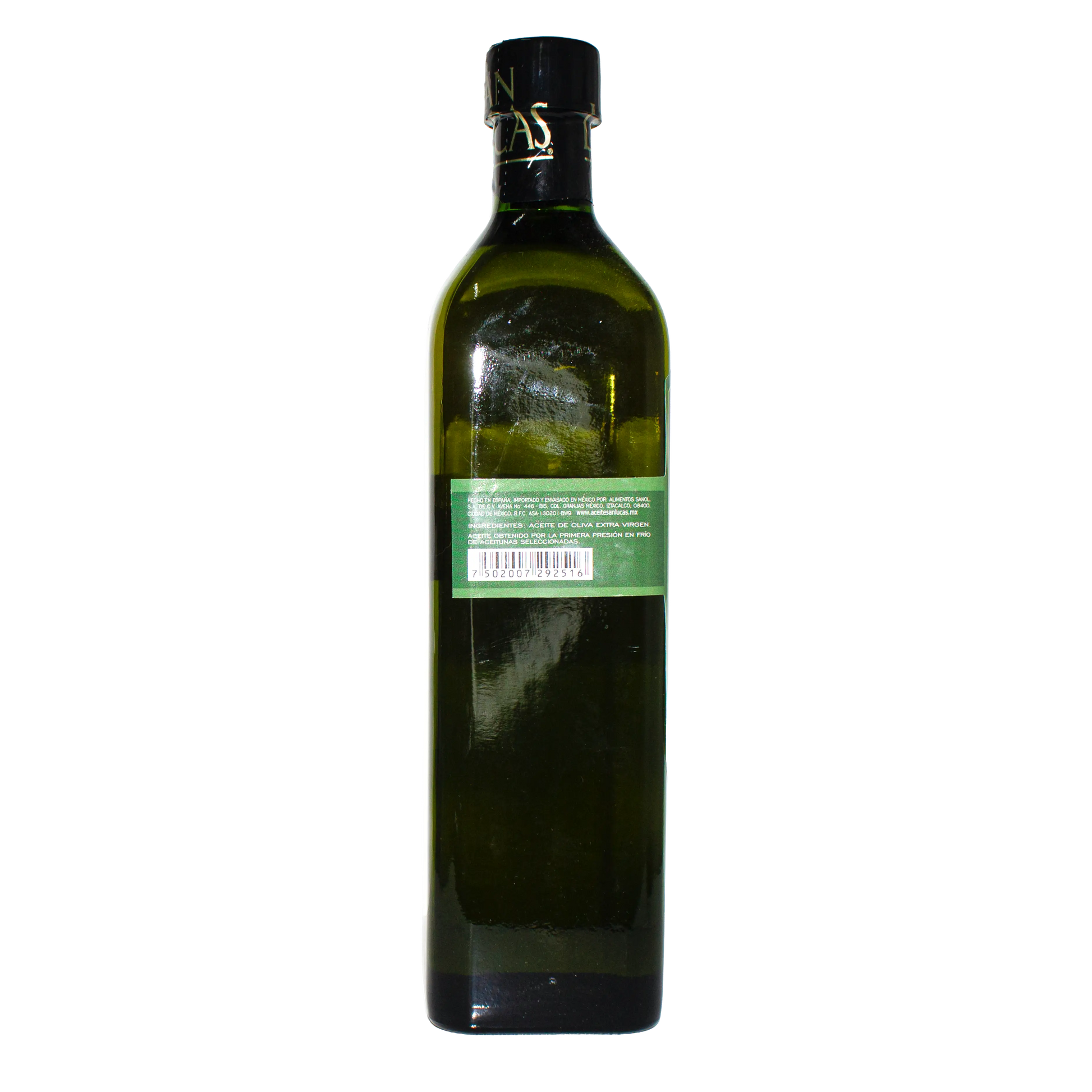 Aceite de oliva; 750ml extra virgen, san lucas.