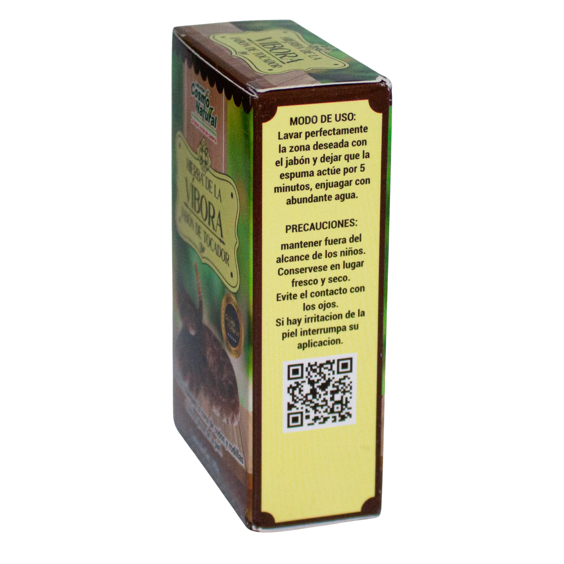 Jabon Vibora de Cascabel; 100grs, Cosmo Natura.