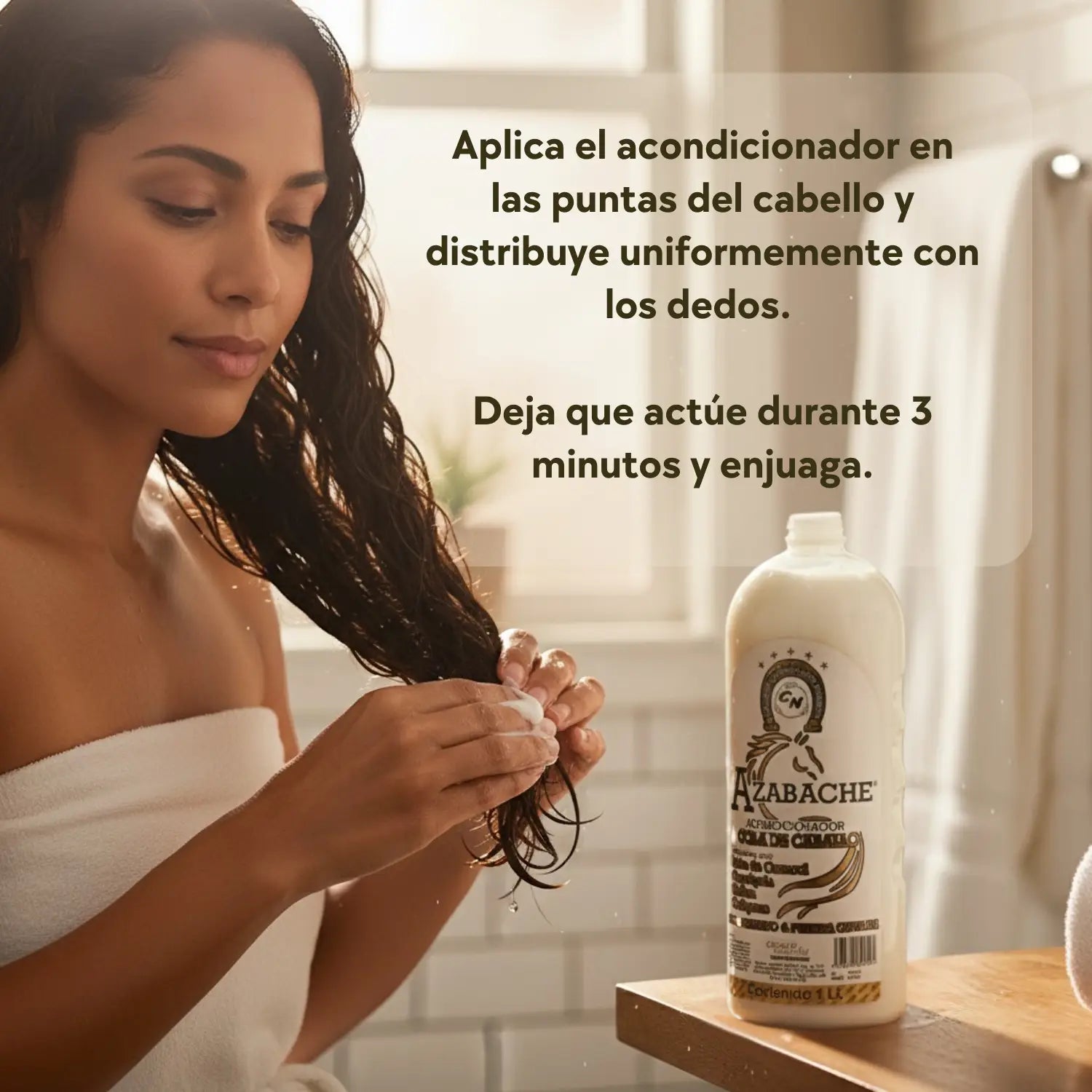 Acondicionador Azabache, Cola de Caballo; 1Lt, Cosmo Natural.