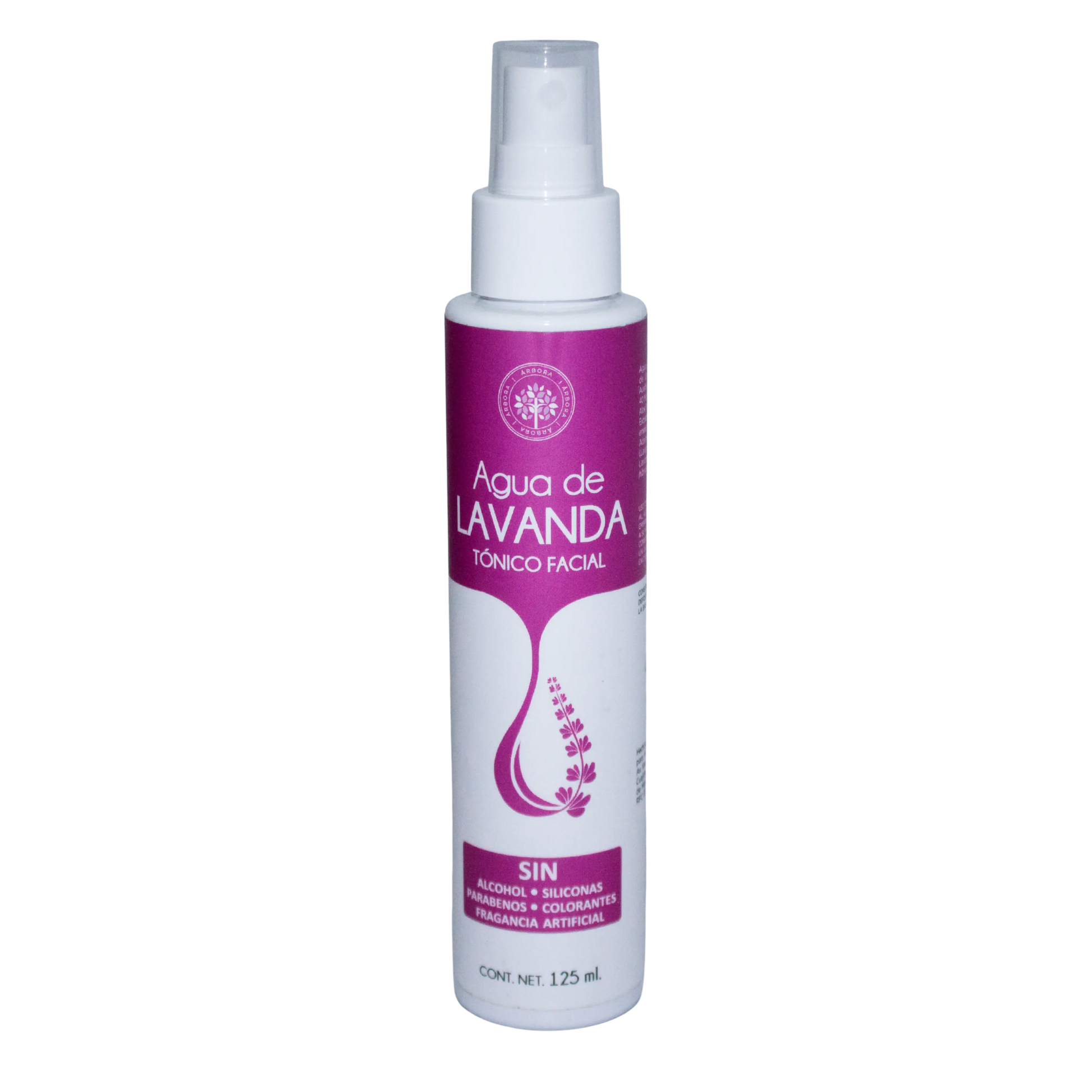 Tónico Facial Agua de Lavanda; 125ml, Arbora.