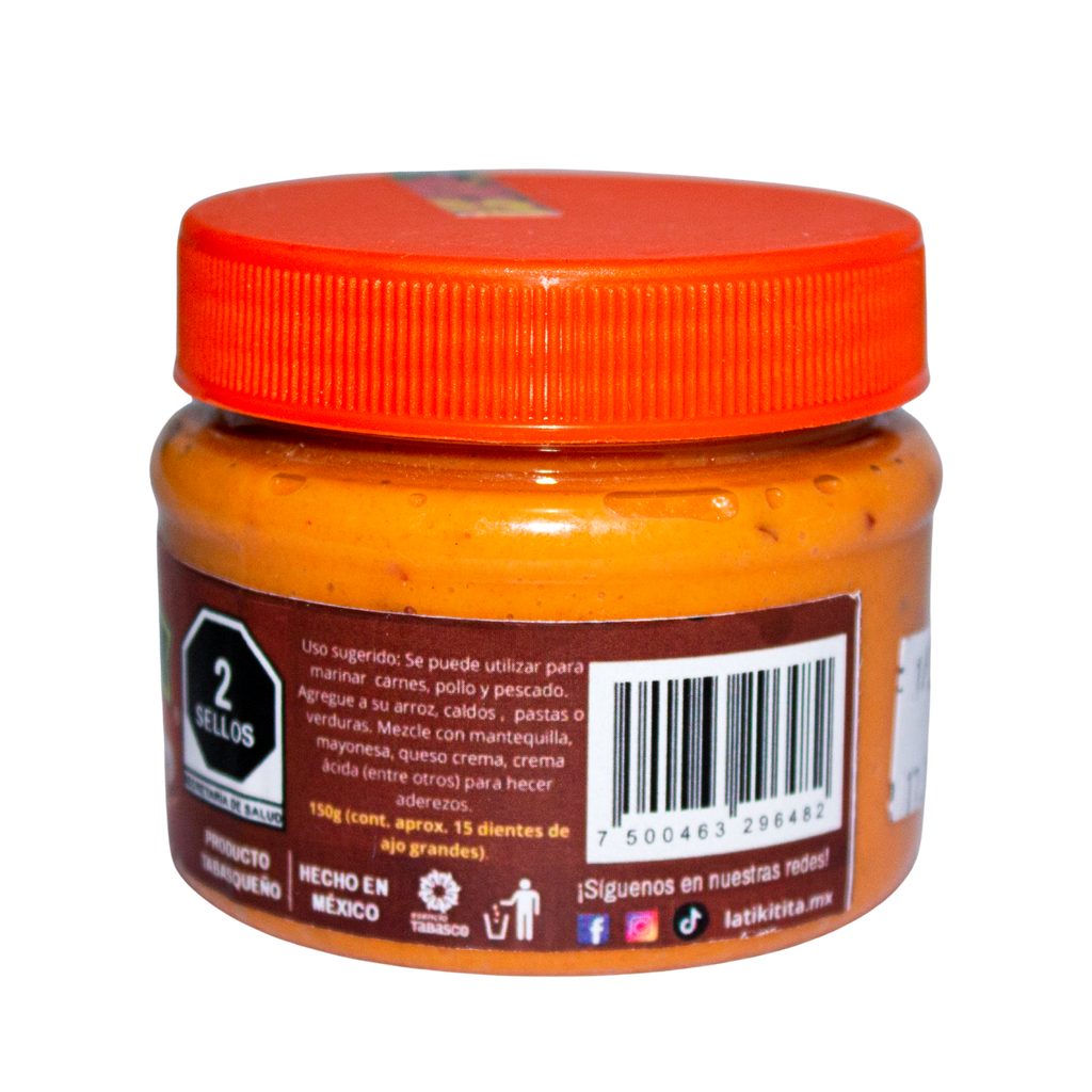 Pasta ajo con guajillo 150gr; Tiki tita