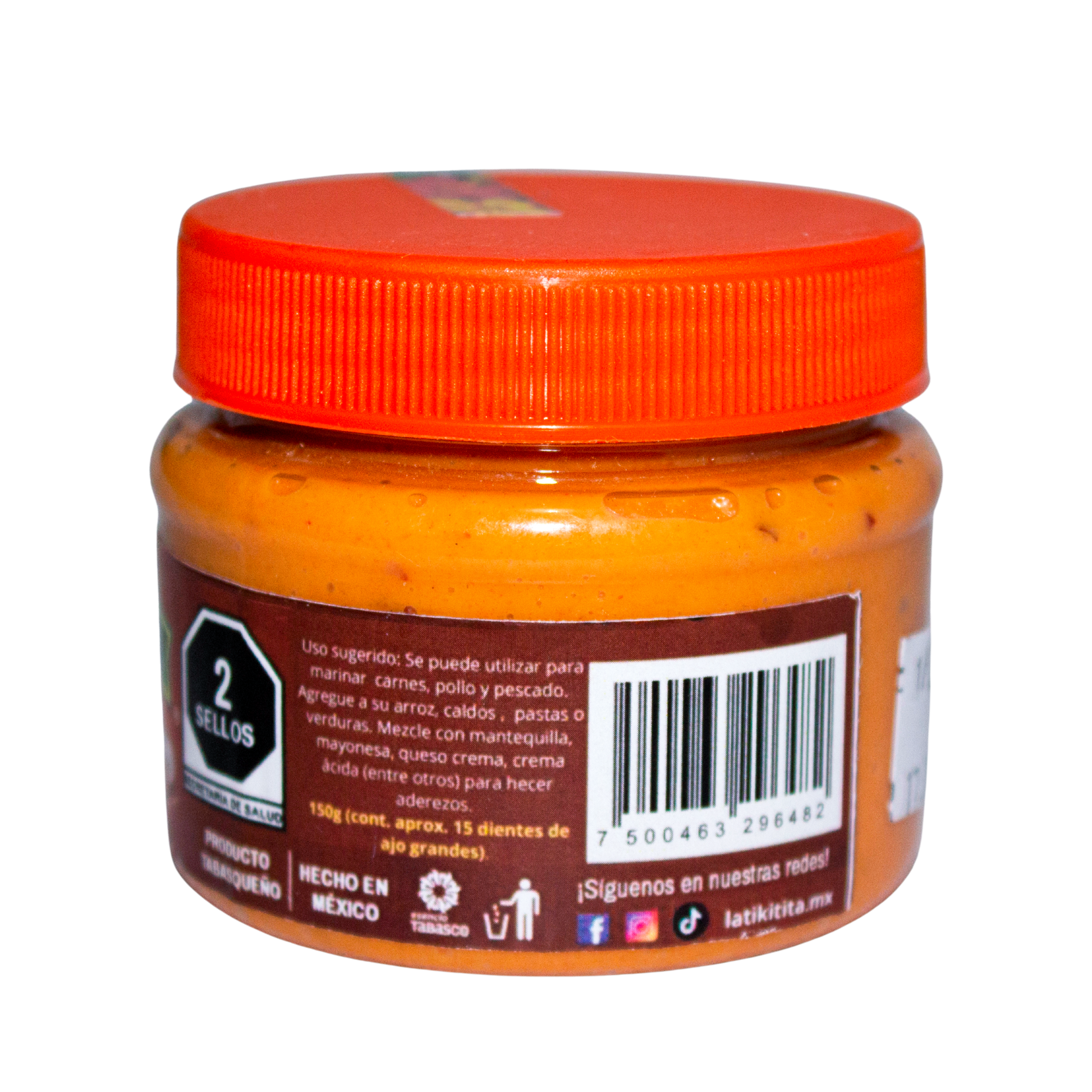 Pasta ajo con guajillo 150gr; Tiki tita