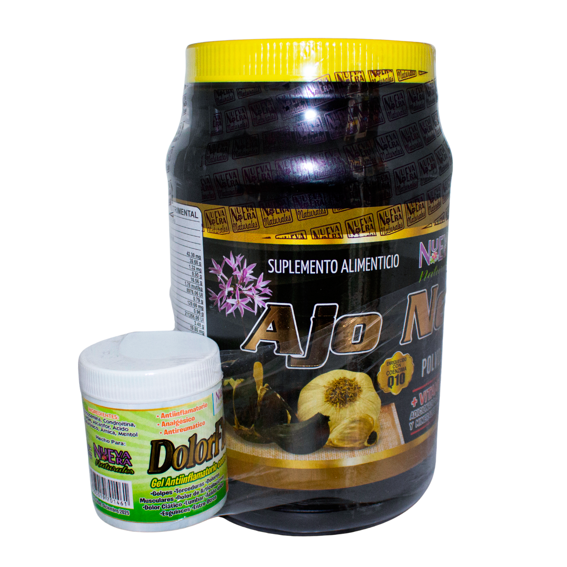 Ajo Negro con Colageno; 1,100gr; Nueva Era