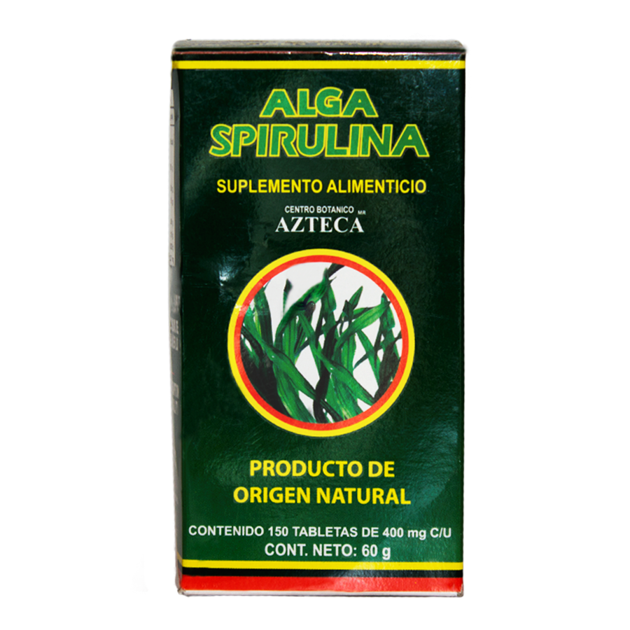 Alga spirulina; 150 Tabs; Azteca