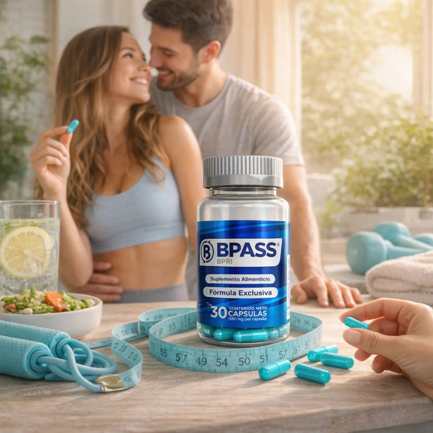 Bypass, Bpri Azul ;30 Capsulas de 500 mg, BPRI Company.