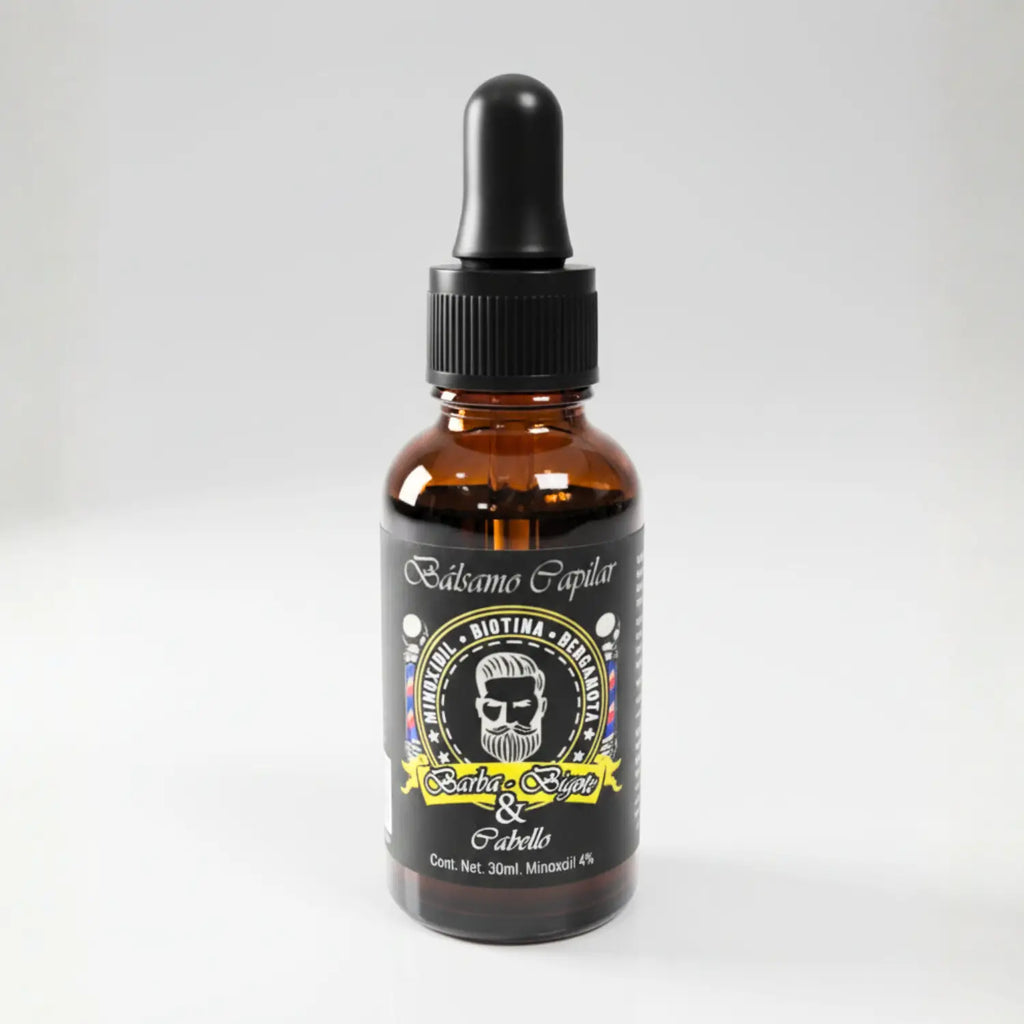Balsamo Capilar Minoxidil al 4%; 30ml, Azabache.