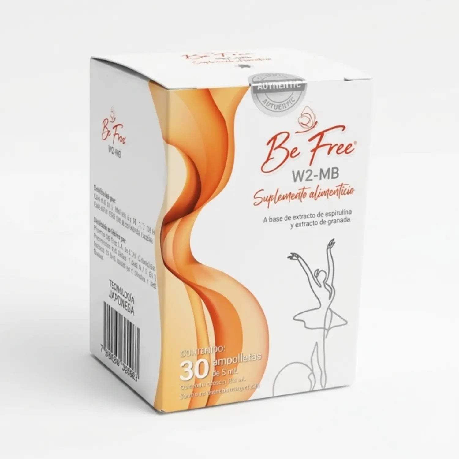 Be Free W2-MB; 30 Ampolletas.