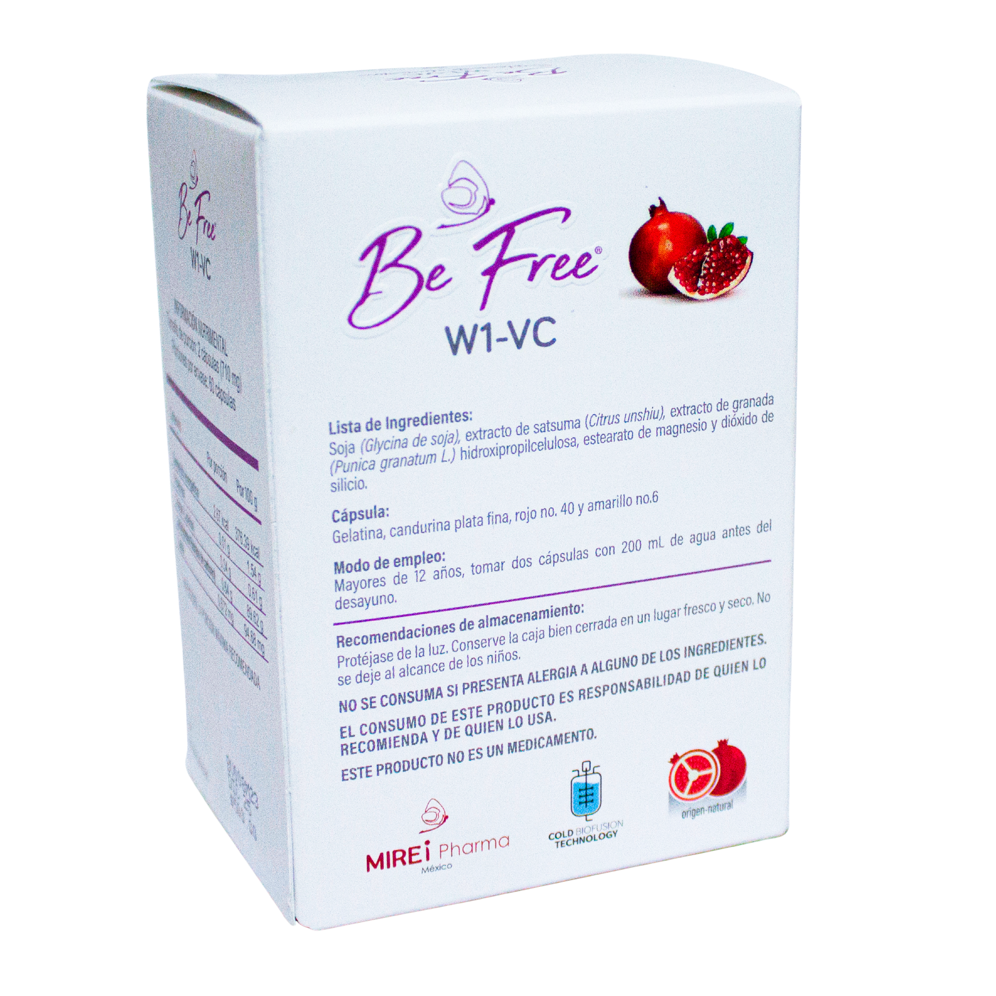 Be Free W1-VC 60 caps Mirei pharma