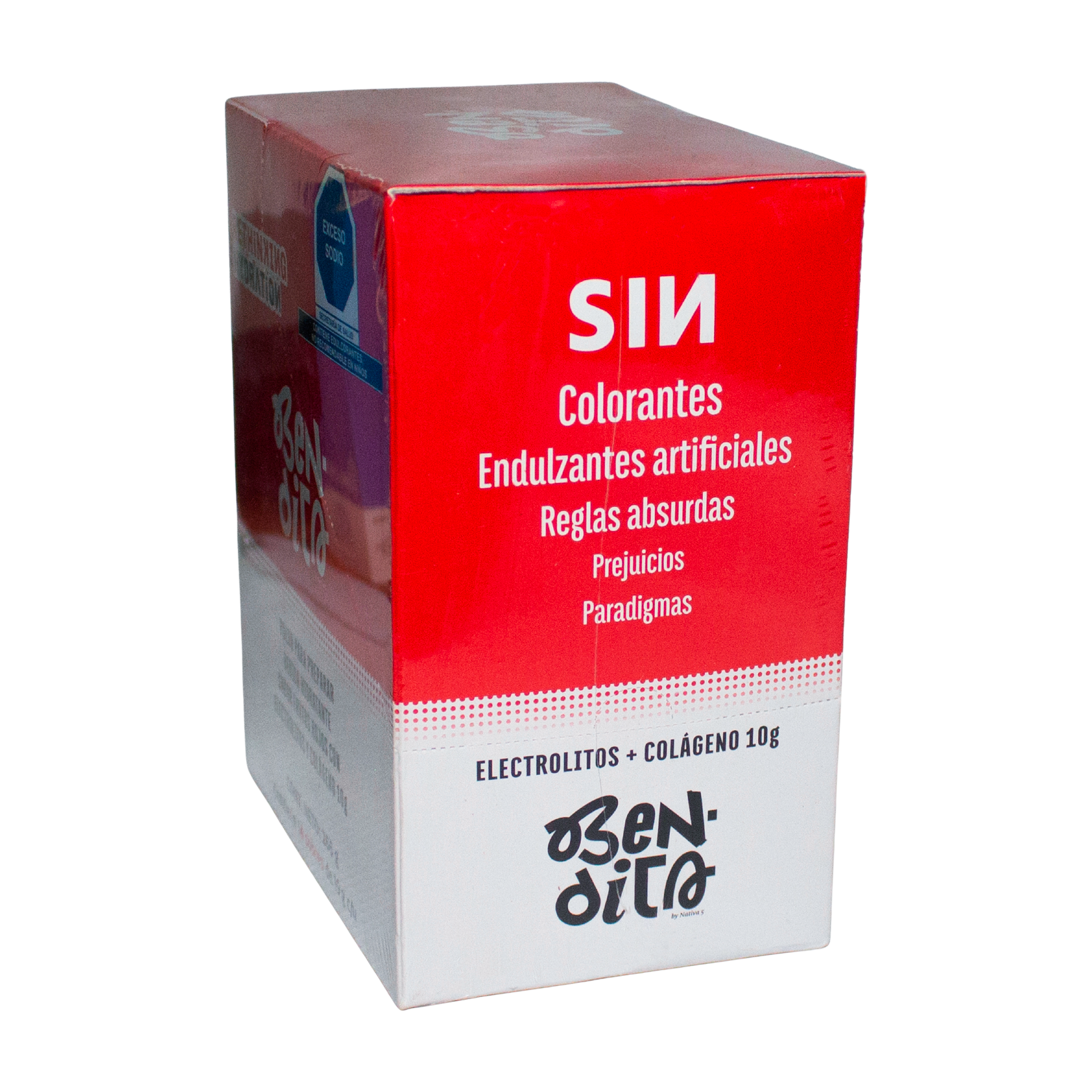 Electrolito + Colágeno; 14 Sobres de 19grs, Bendita.