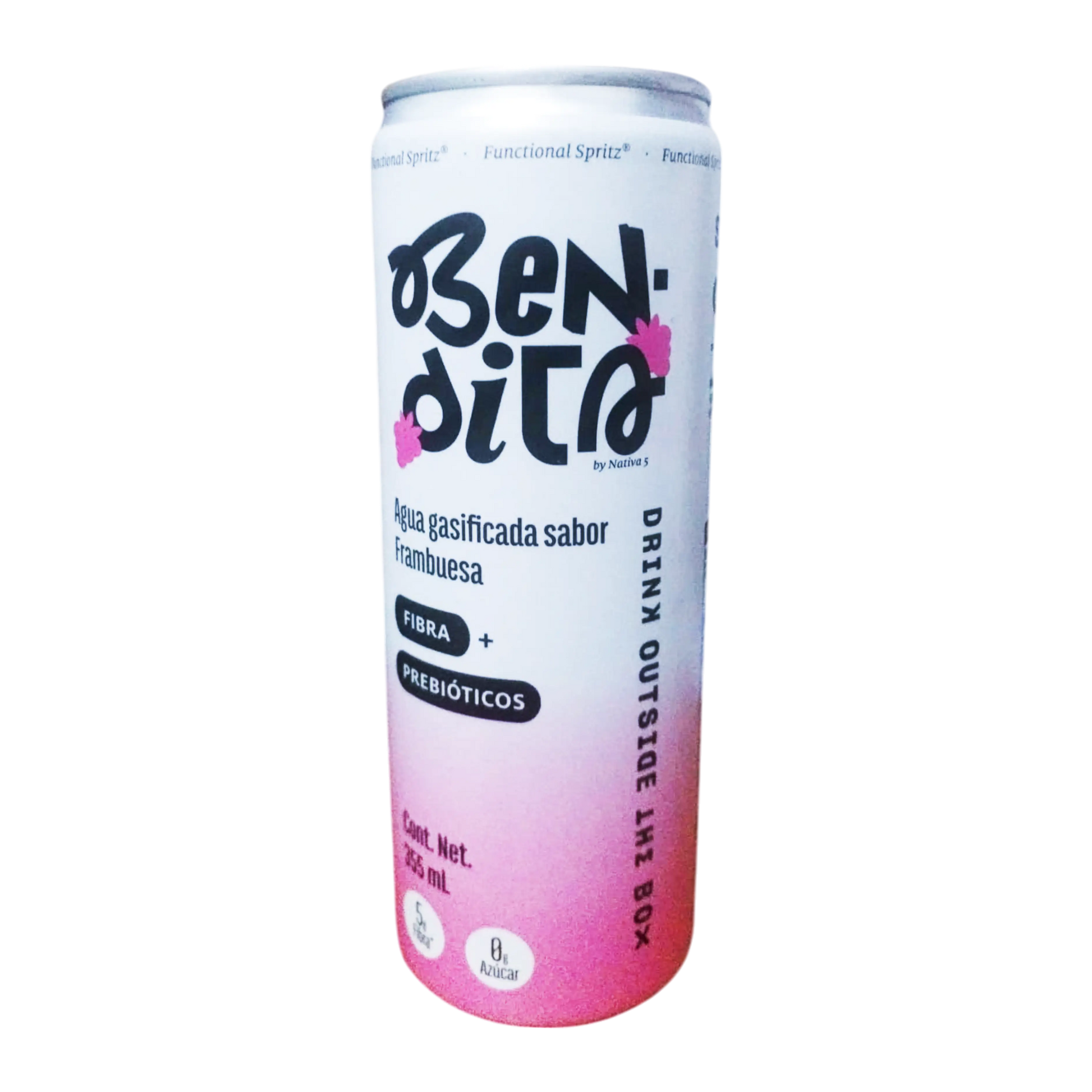 Bebida gasificada Bendita 0% azucar; 355mL; Nativa