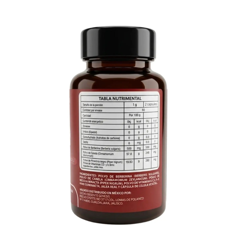 Berberina ; 60 Capsulas, NG