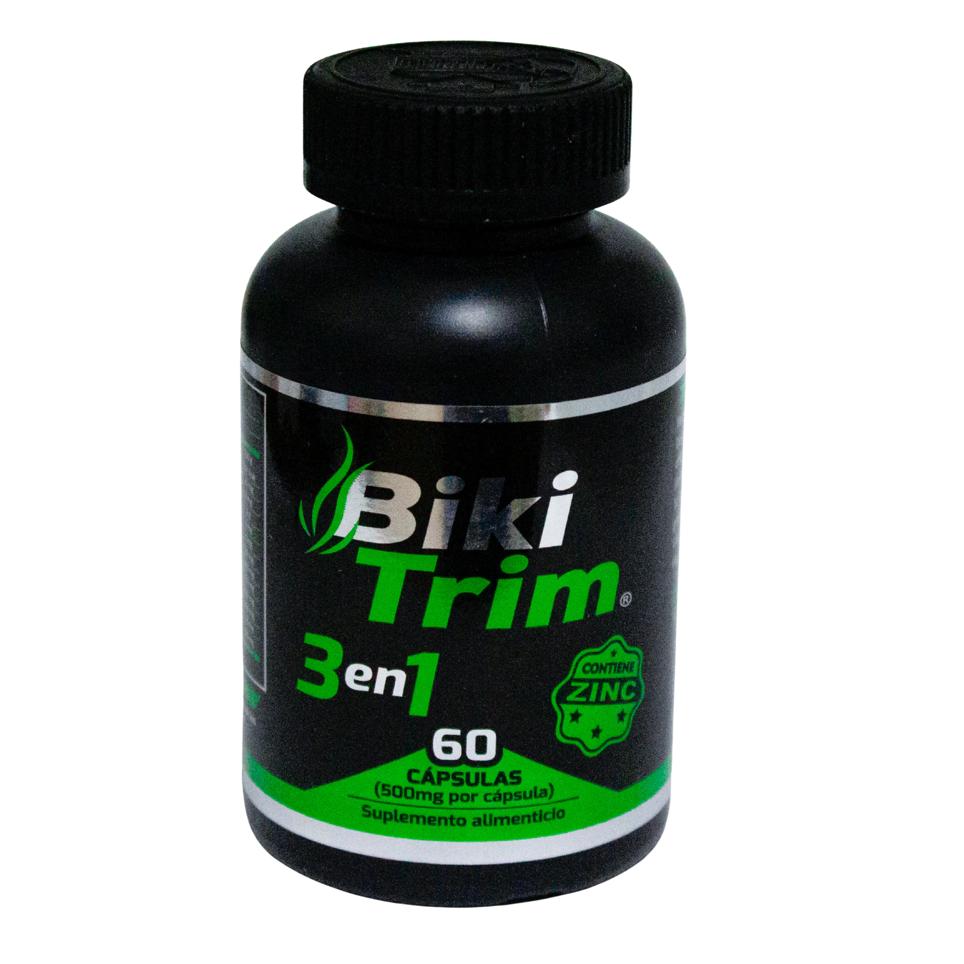 Biki Trim 3 en 1; 60 Cápsulas de 500mg, Energreen.