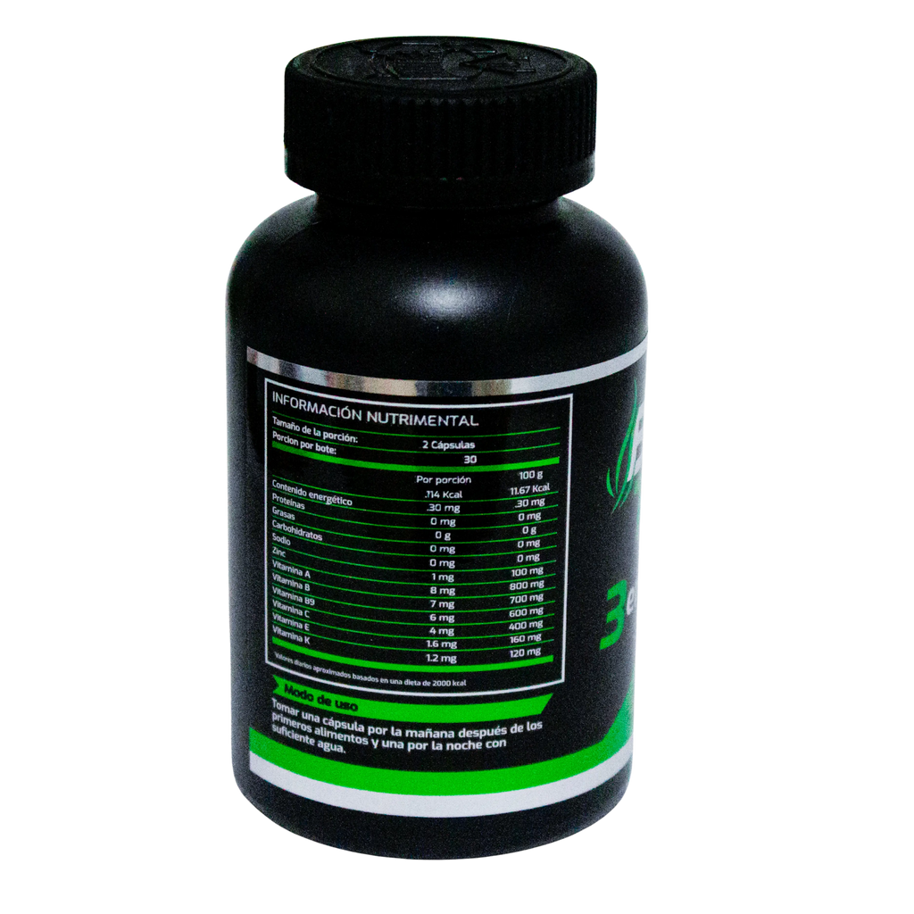 Biki Trim 3 en 1; 60 Cápsulas de 500mg, Energreen.