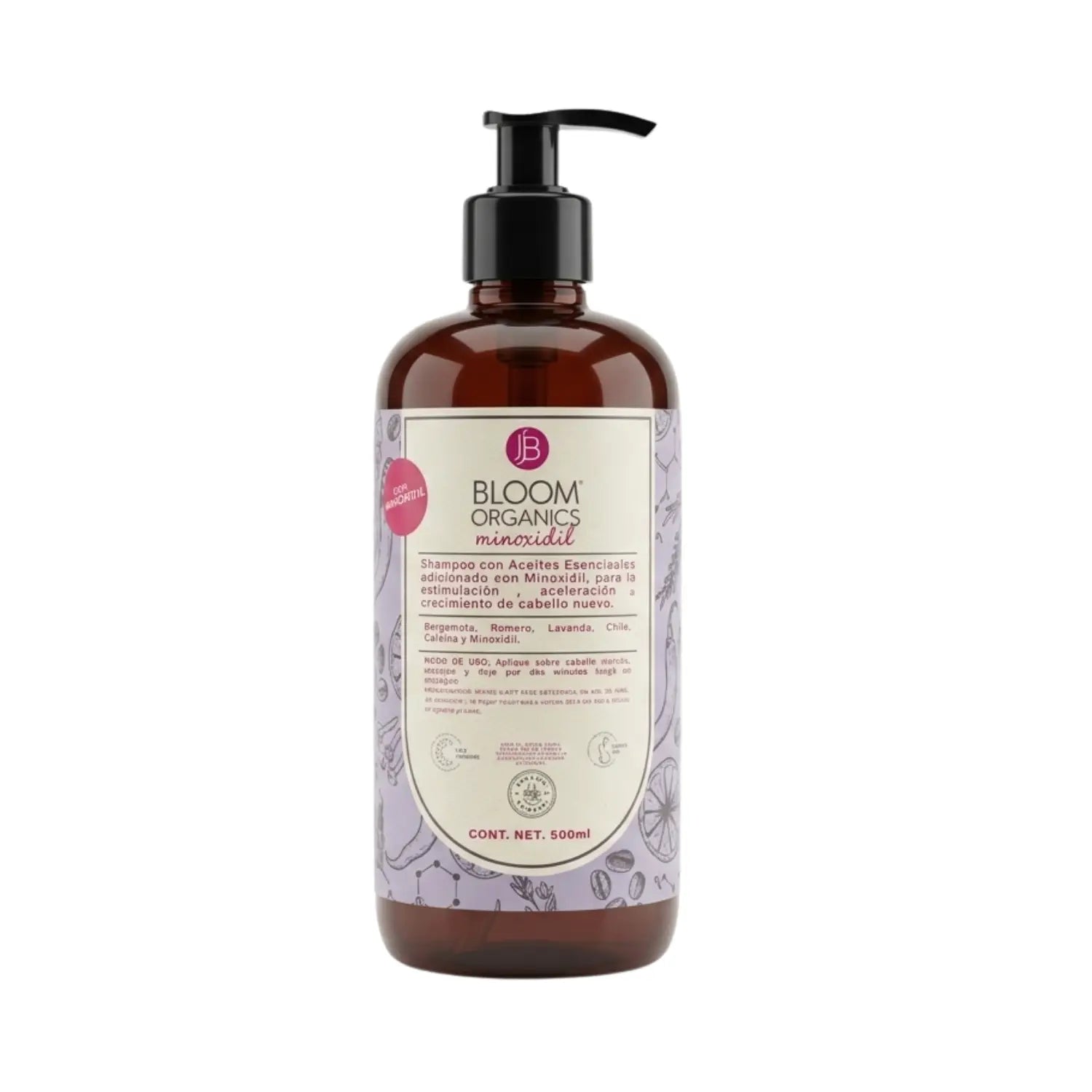 Shampoo Bloom Minoxidil 500mL