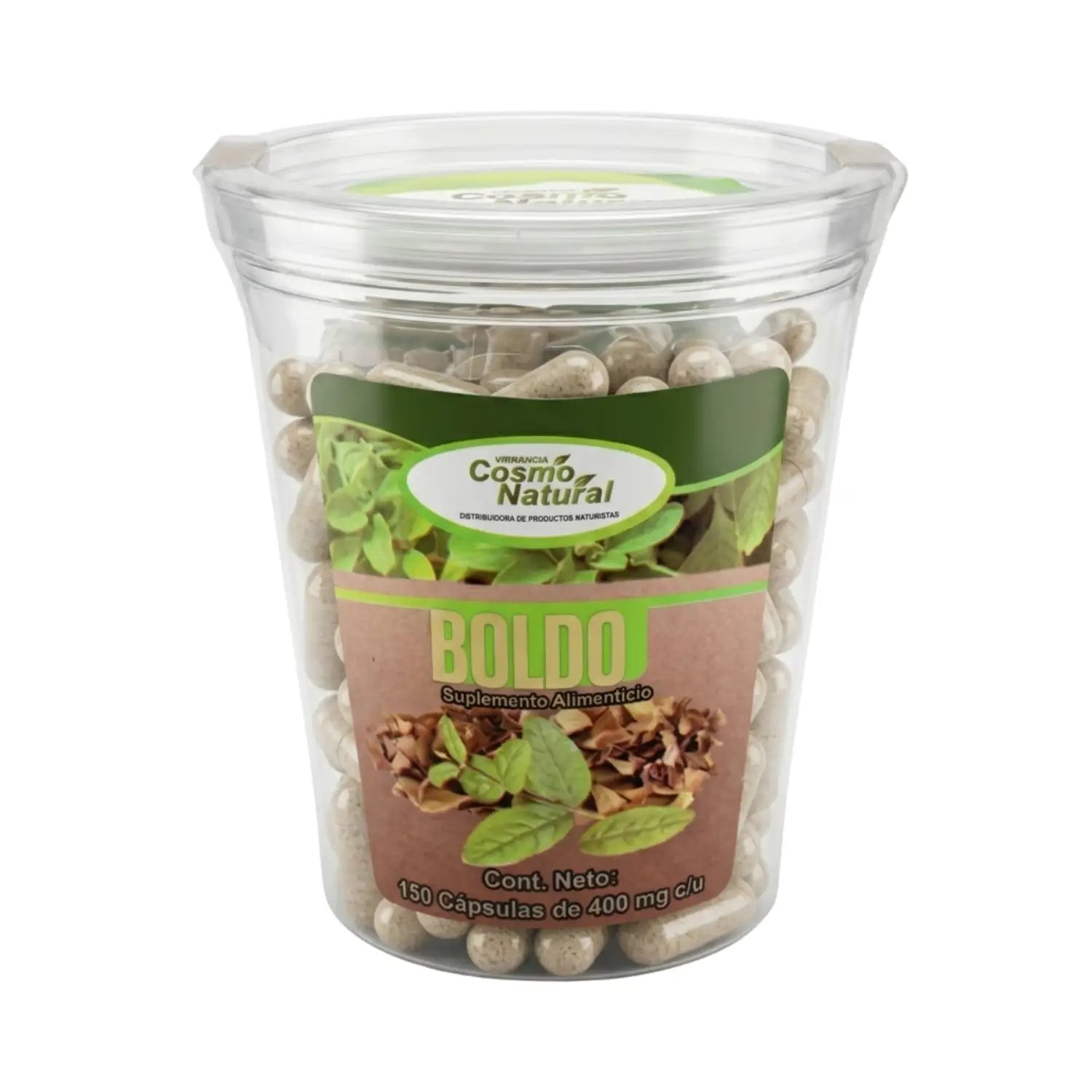 Boldo; 150 Capsulas, COSMO NATURAL.